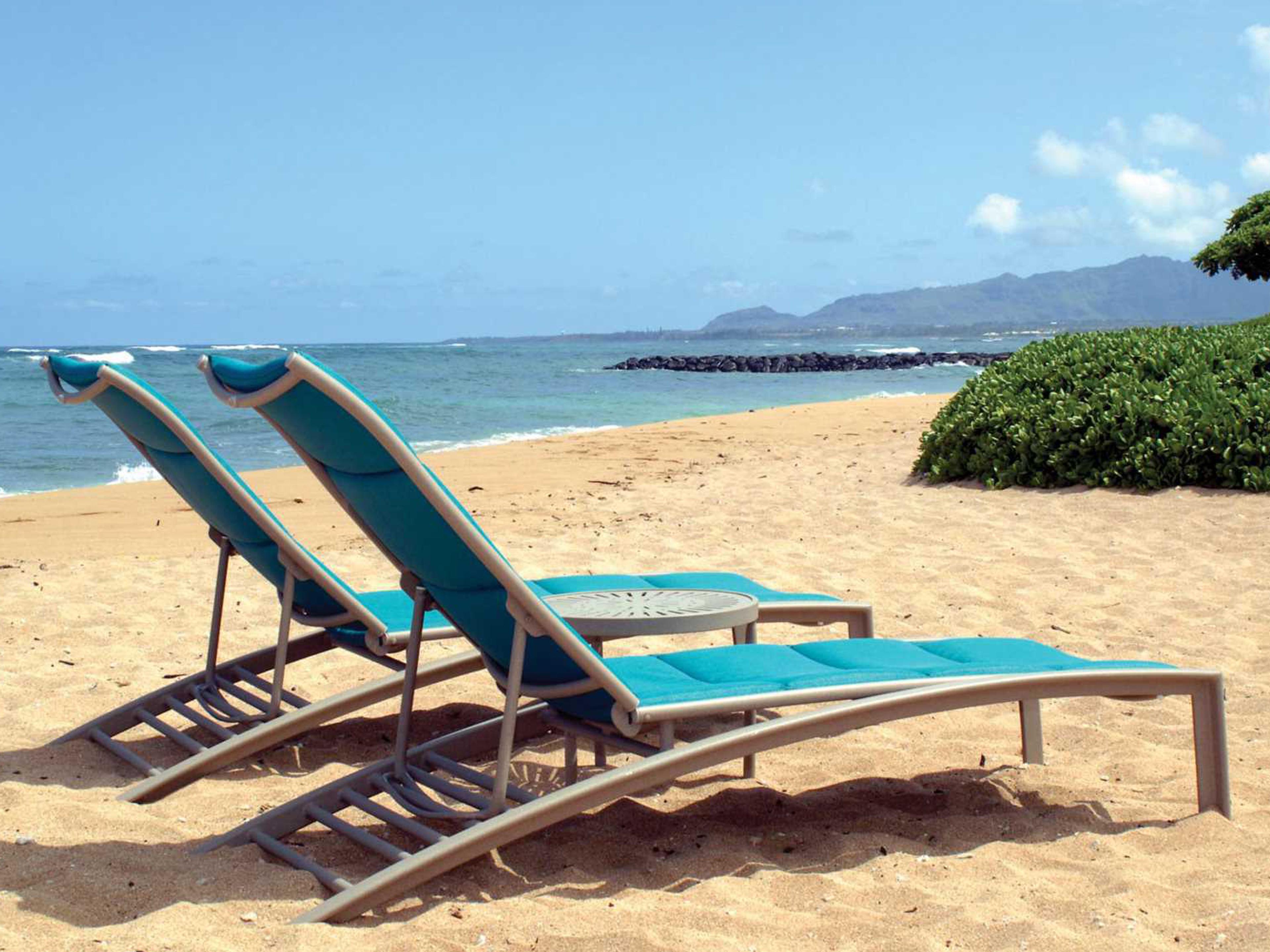 Tropitone South Beach Padded Sling Aluminum Outdoor Lounge Set