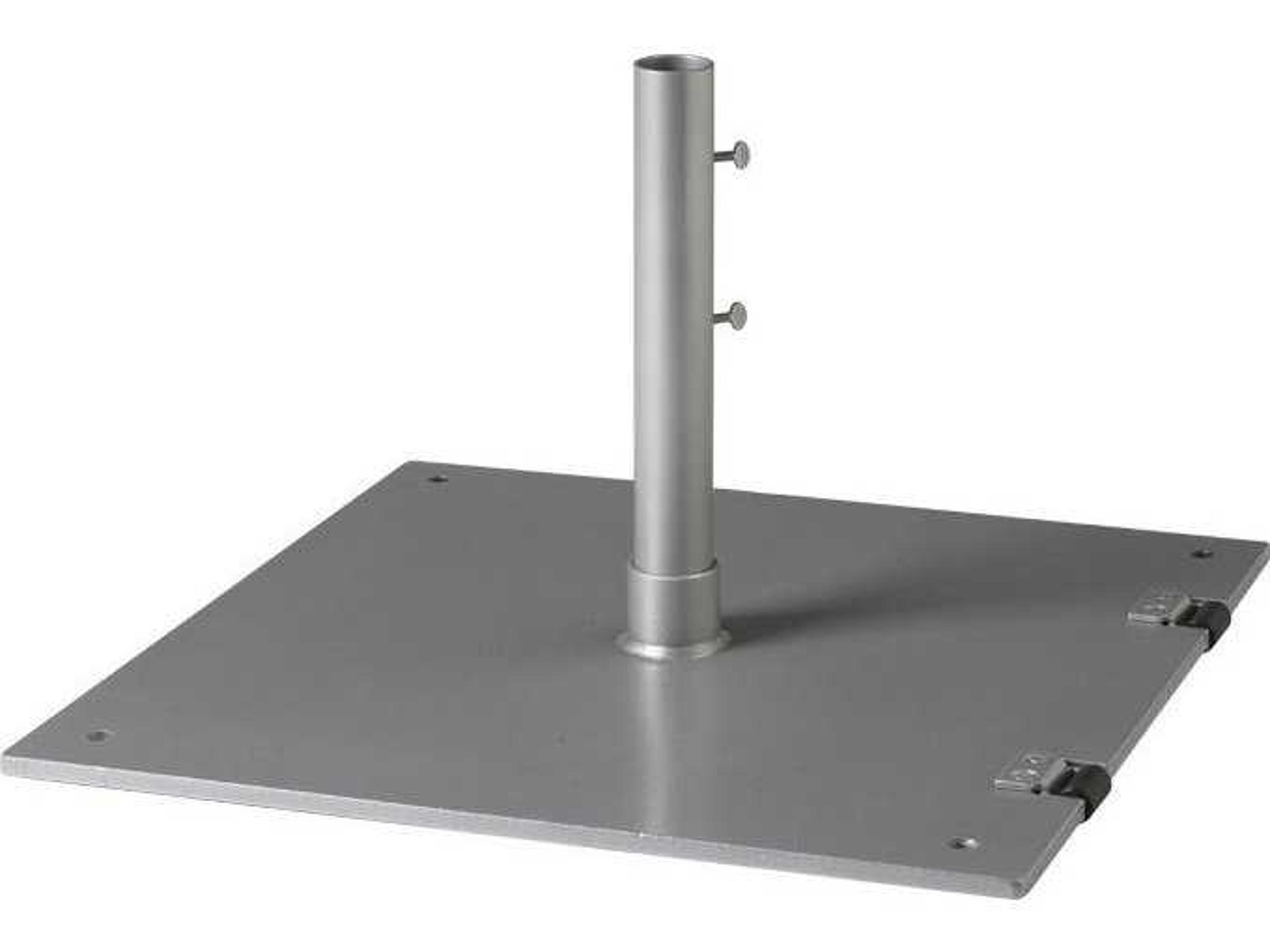 Tropitone 24' Foot 82lb Square Steel Plate Wheels 15' Foot Sleeve 2' Foot Pole Base