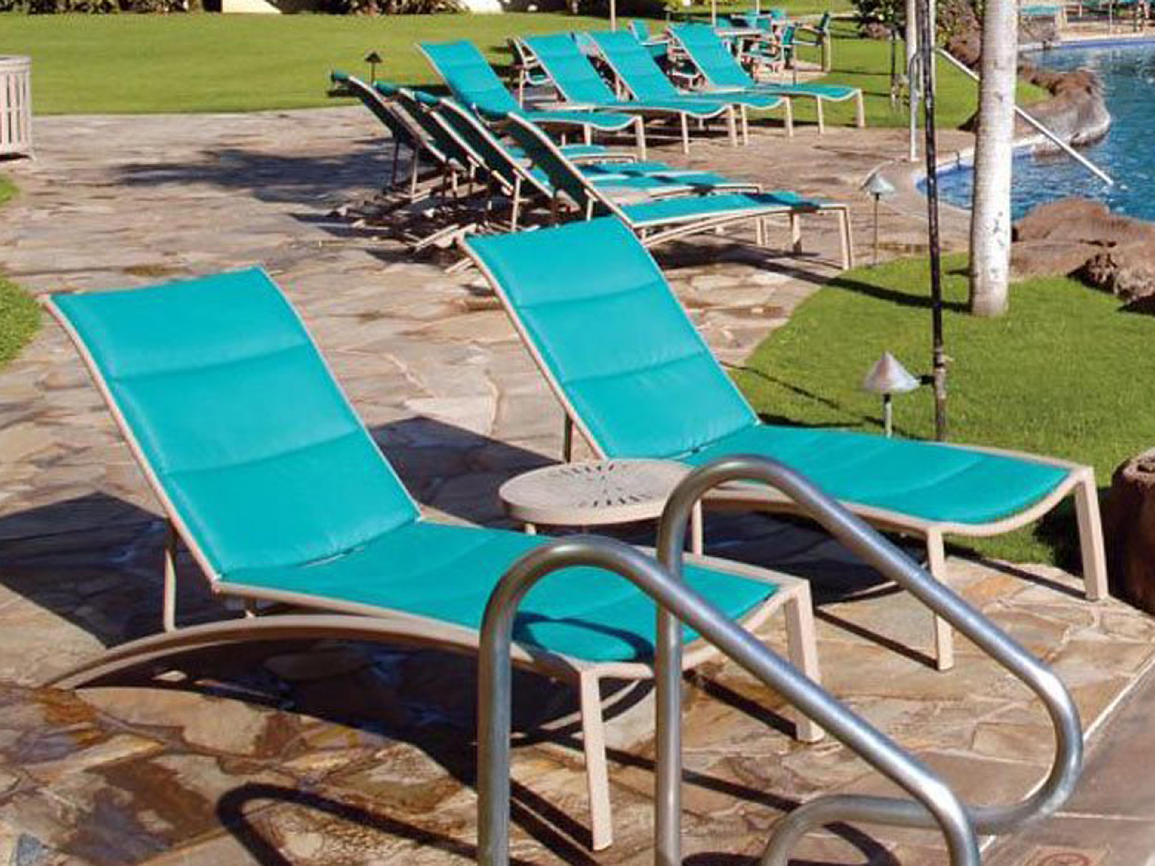 Tropitone South Beach Padded Sling Aluminum Outdoor Patio Lounge Set