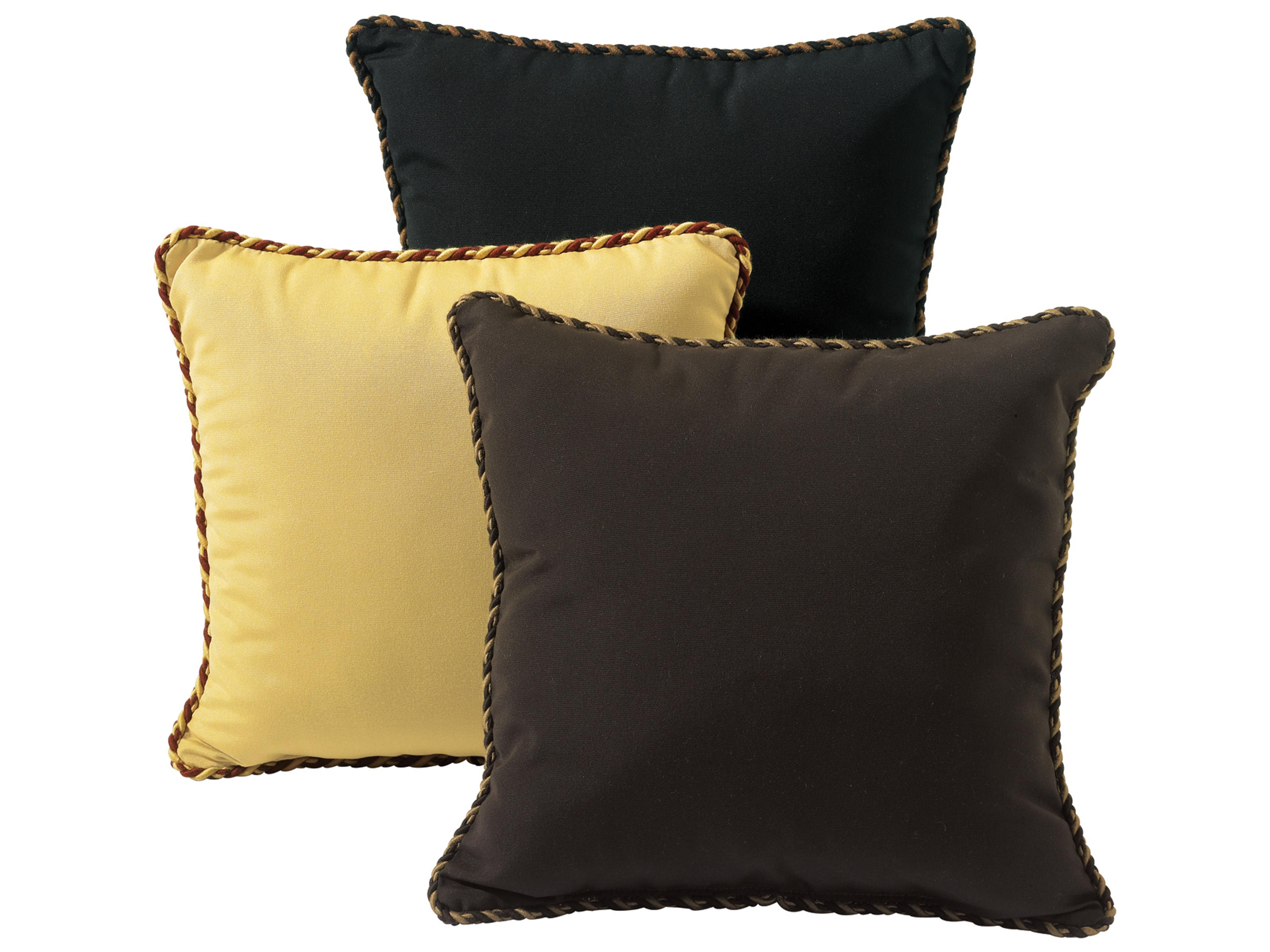 Tropitone 16'' Square Throw Pillow with Cord Welt