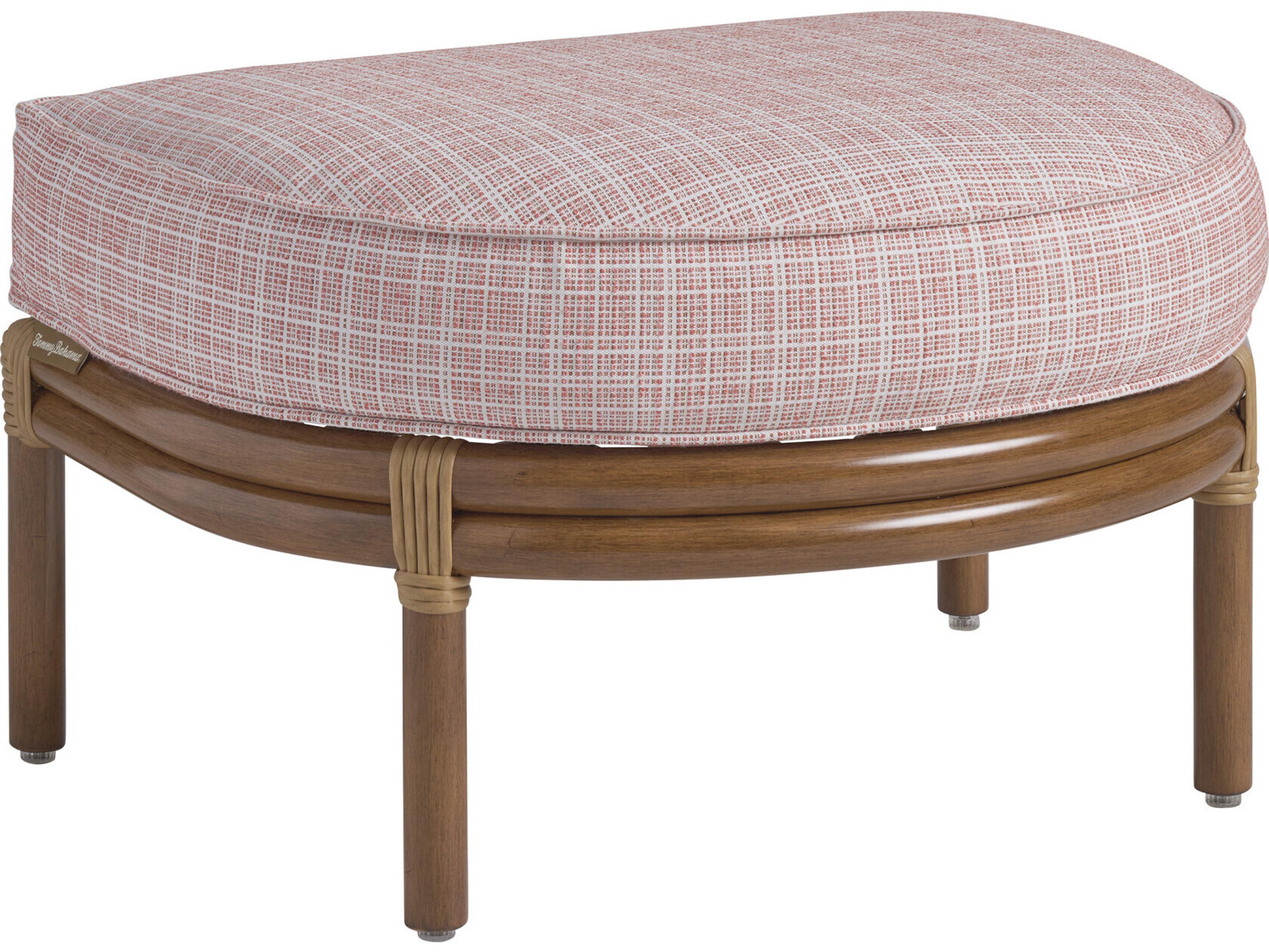 Tommy Bahama Outdoor Sandpiper Bay Aluminum Wicker Ottoman