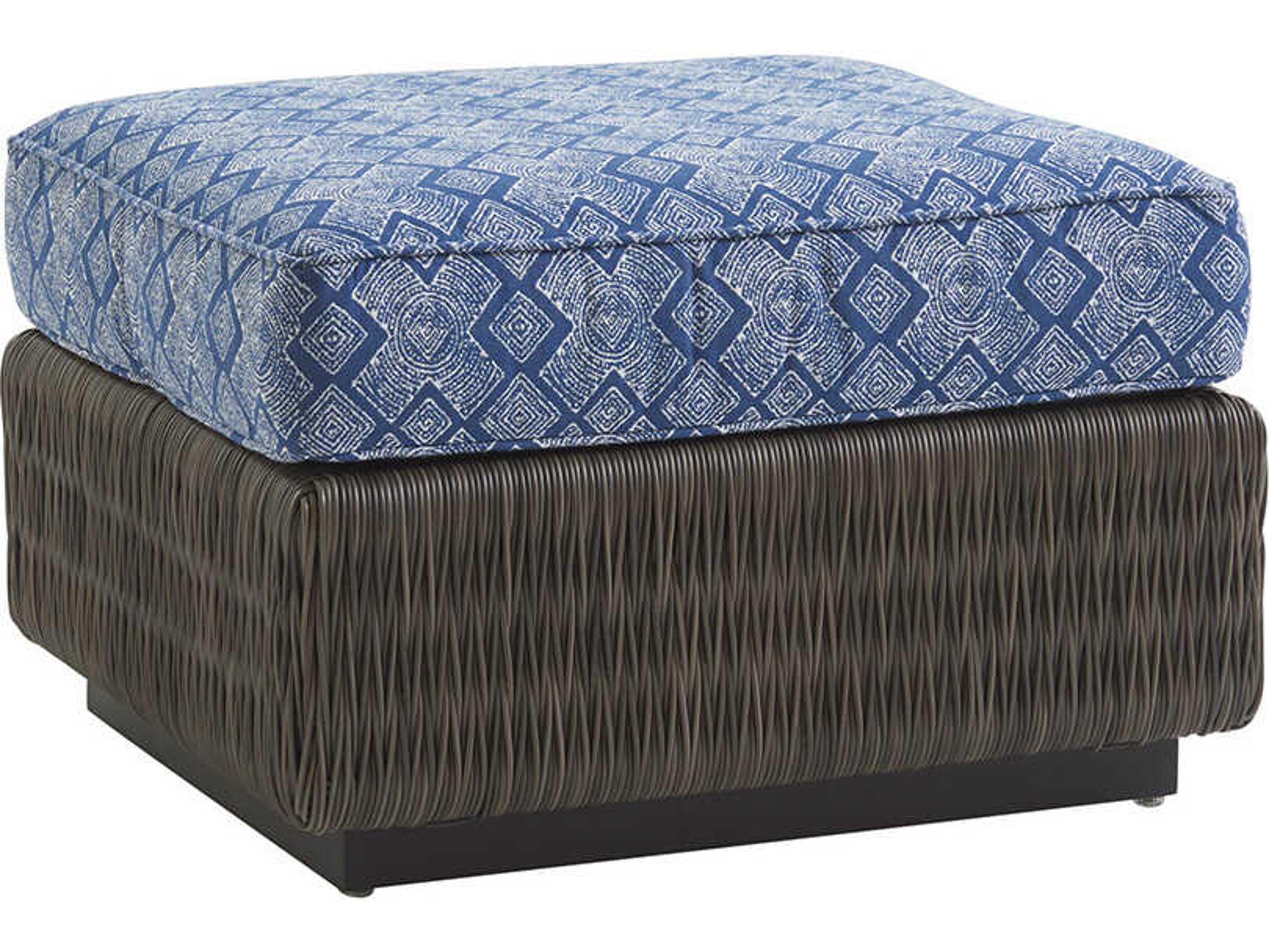 Tommy Bahama Outdoor Cypress Point Ocean Terrace Wicker Ottoman
