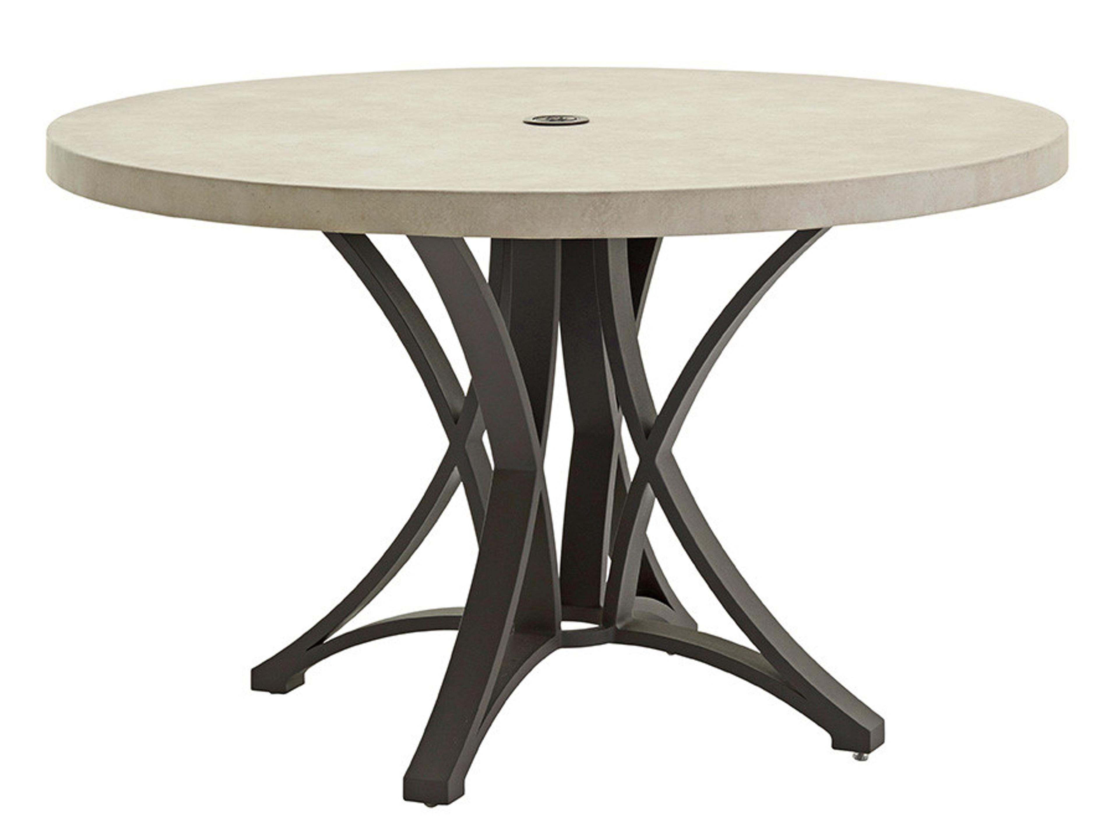 Tommy Bahama Outdoor Cypress Point Ocean Terrace Aluminum Round Dining Table