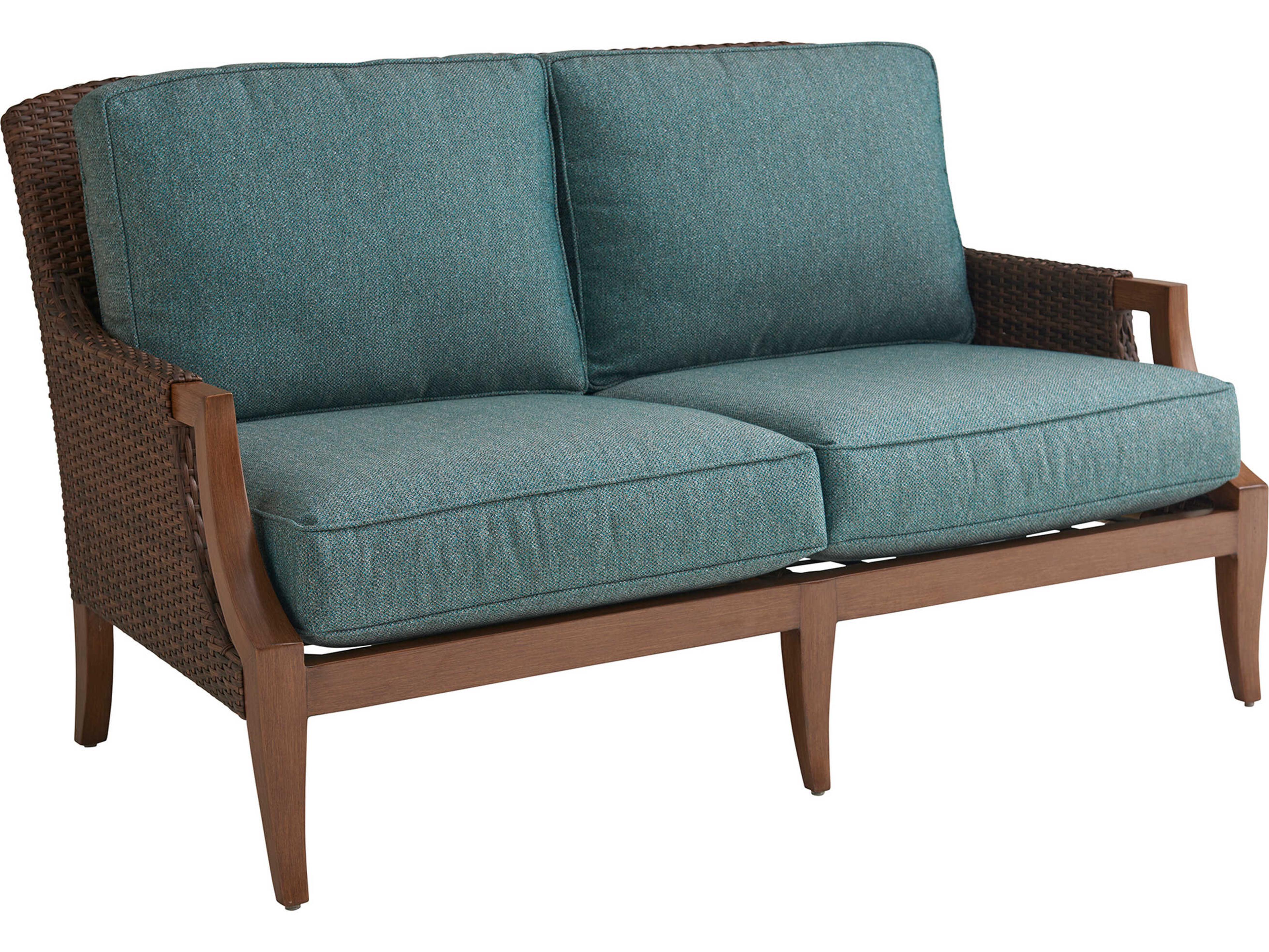 Tommy Bahama Outdoor Harbor Isle Wicker Loveseat