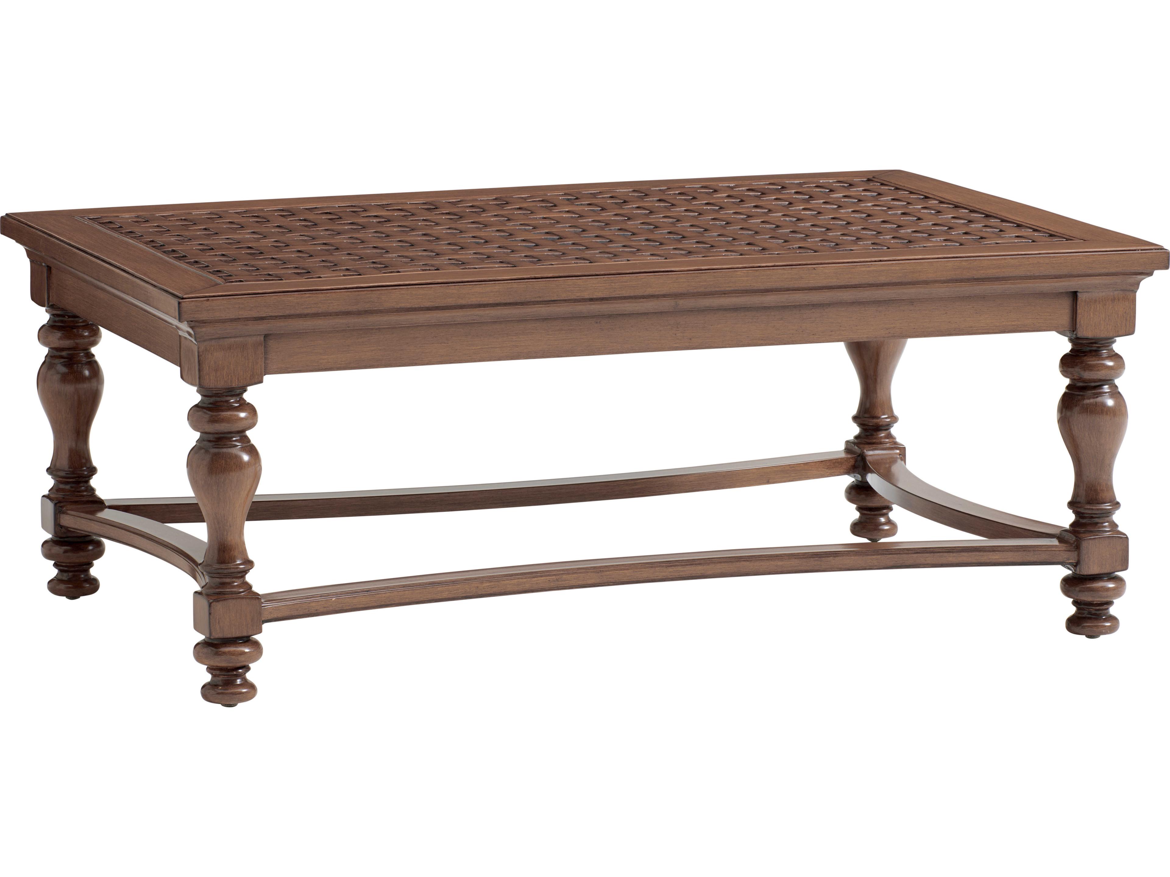 Tommy Bahama Outdoor Harbor Isle Aluminum Rectangular Coffee Table