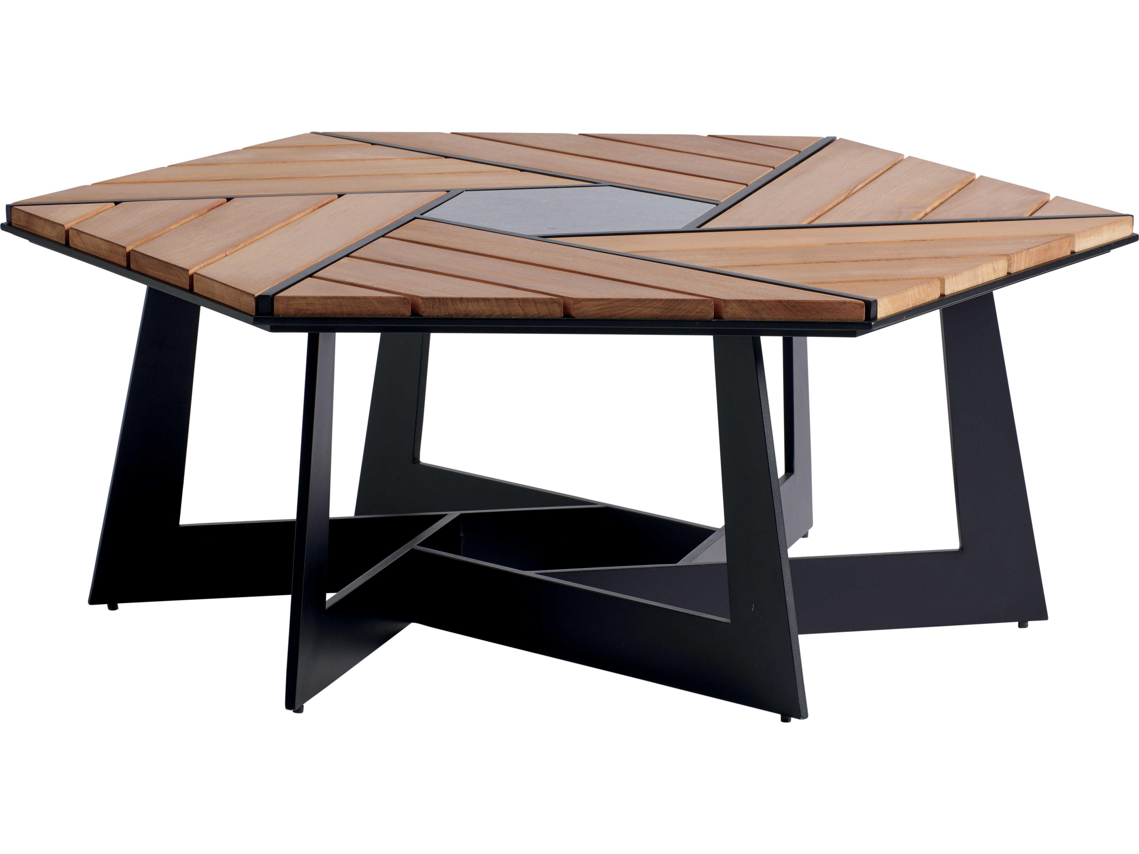 Tommy Bahama Outdoor South Beach Aluminum Hexagonal Coffee Table