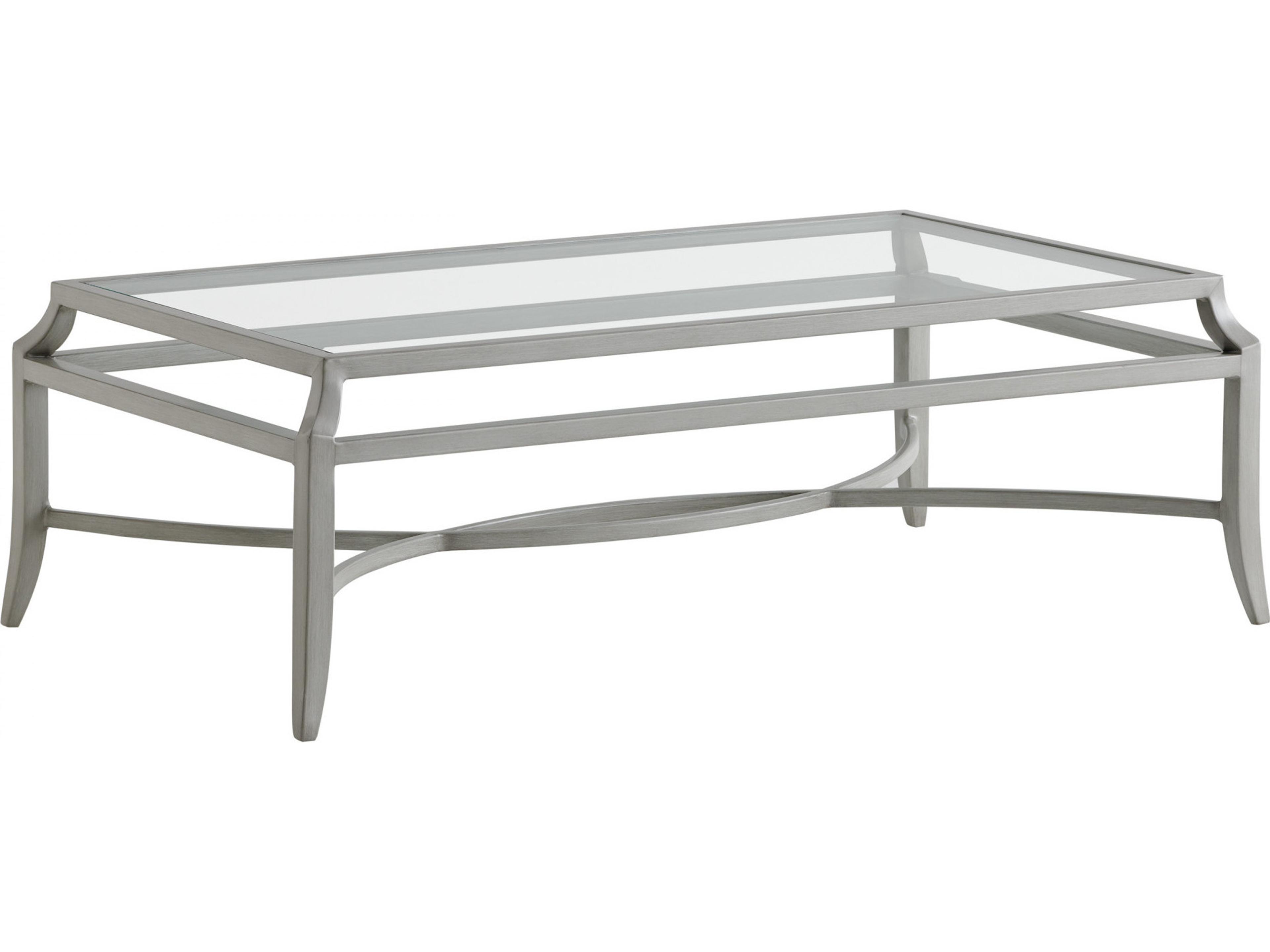 Tommy Bahama Outdoor Silver Sands Aluminum Rectangular Coffee Table