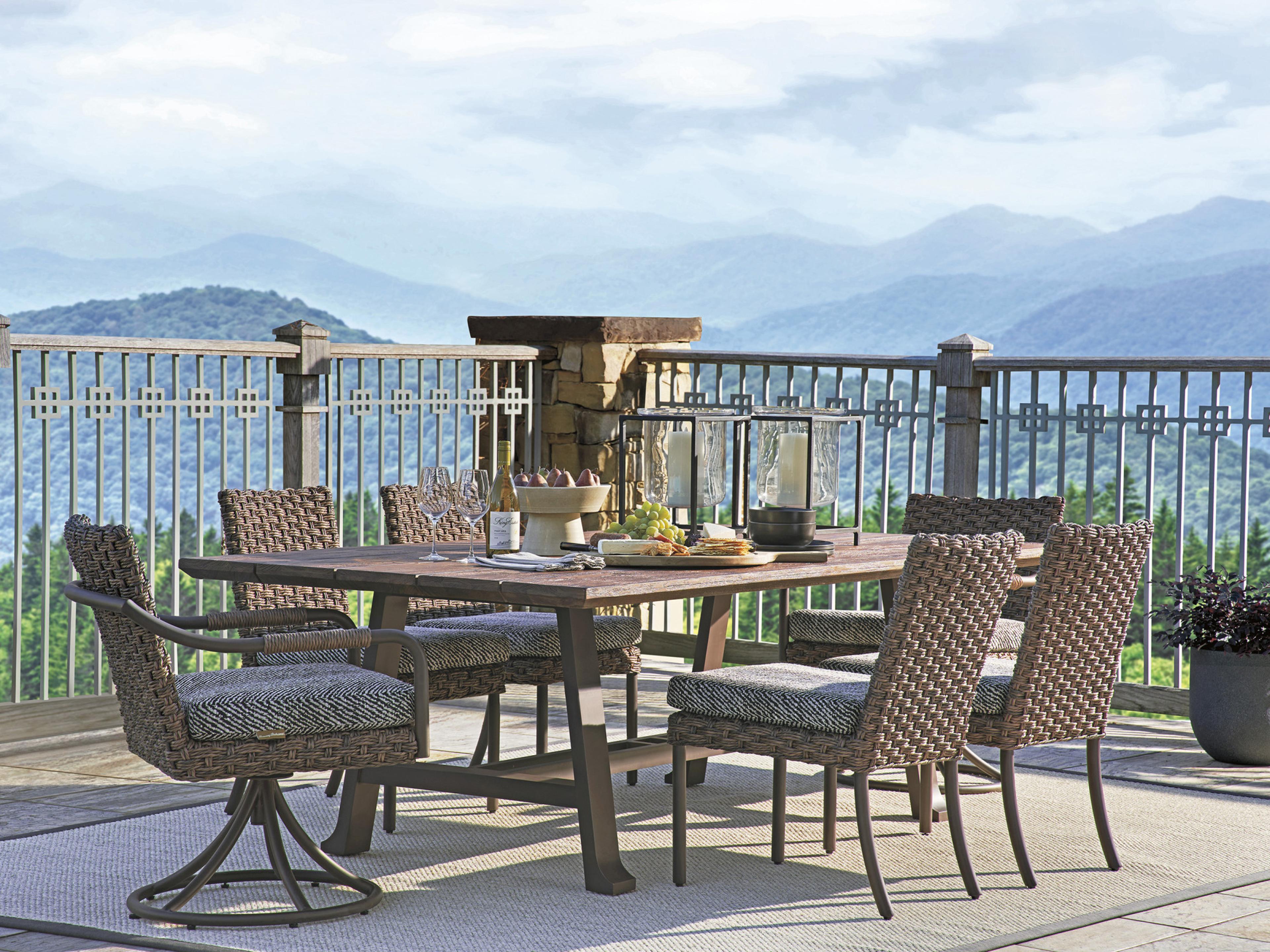 Tommy Bahama Outdoor Kilimanjaro Aluminum Dining Set