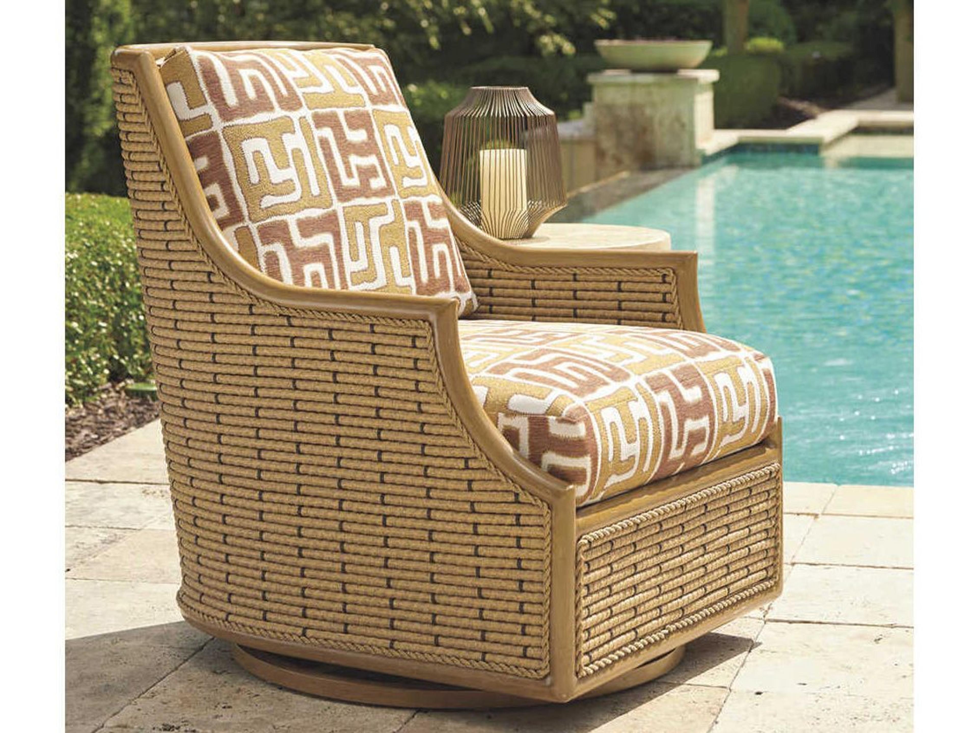 Tommy Bahama Outdoor Los Altos Valley View Wicker Cushion Lounge Set
