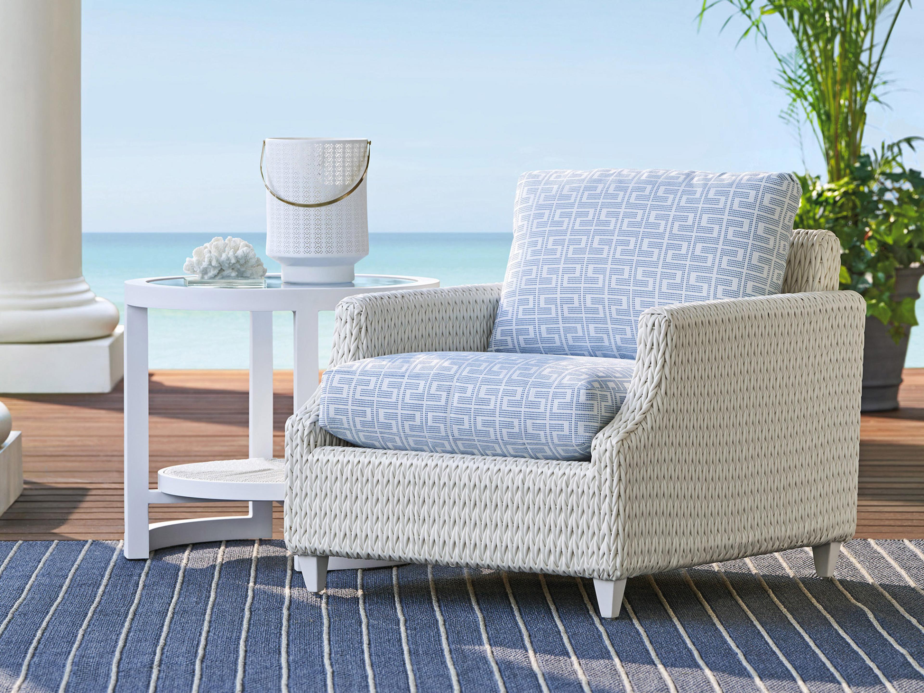 Tommy Bahama Outdoor Ocean Breeze Promenade Aluminum Cushion Lounge Set