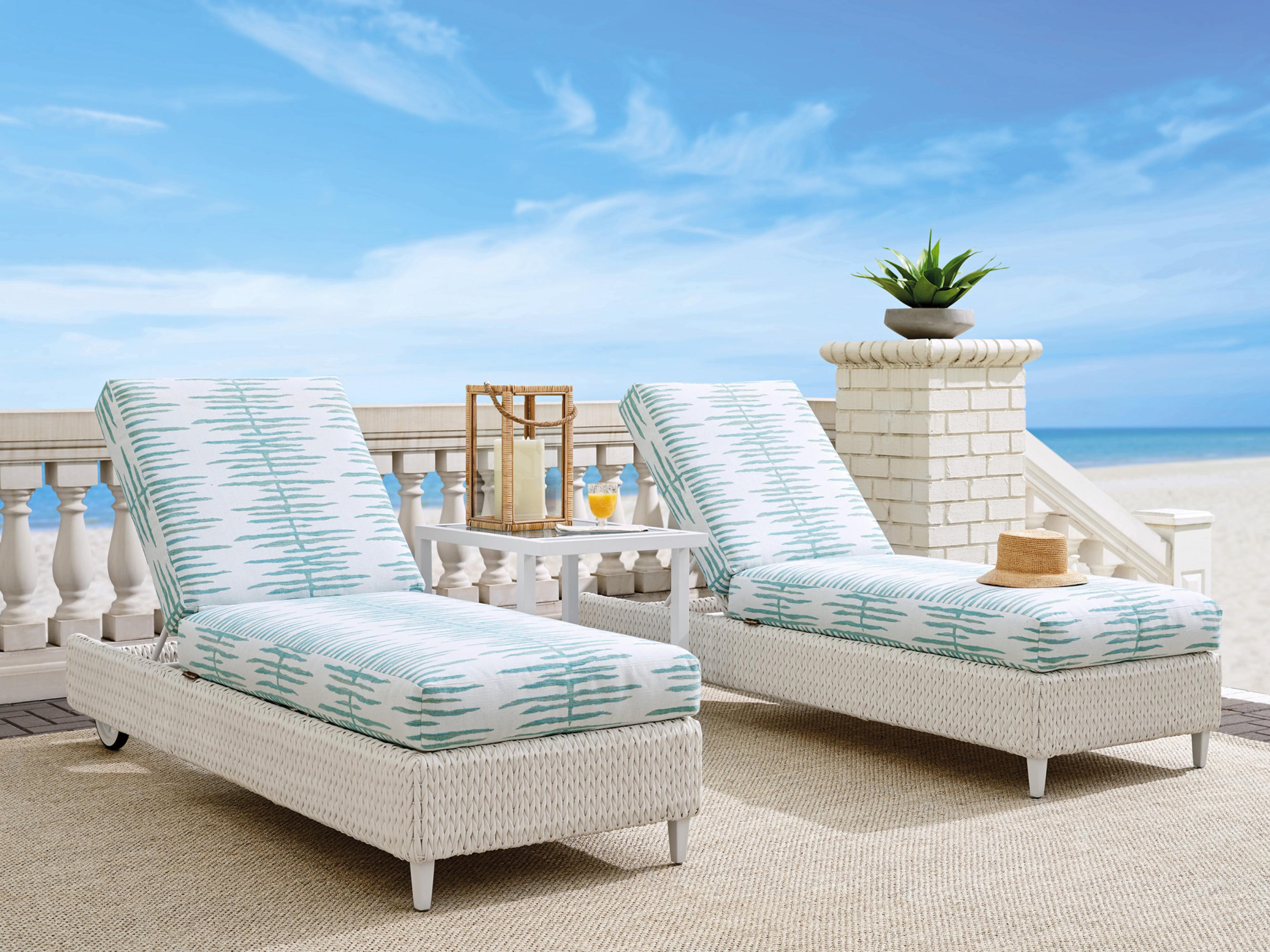 Tommy Bahama Outdoor Ocean Breeze Promenade Aluminum Cushion Lounge Set