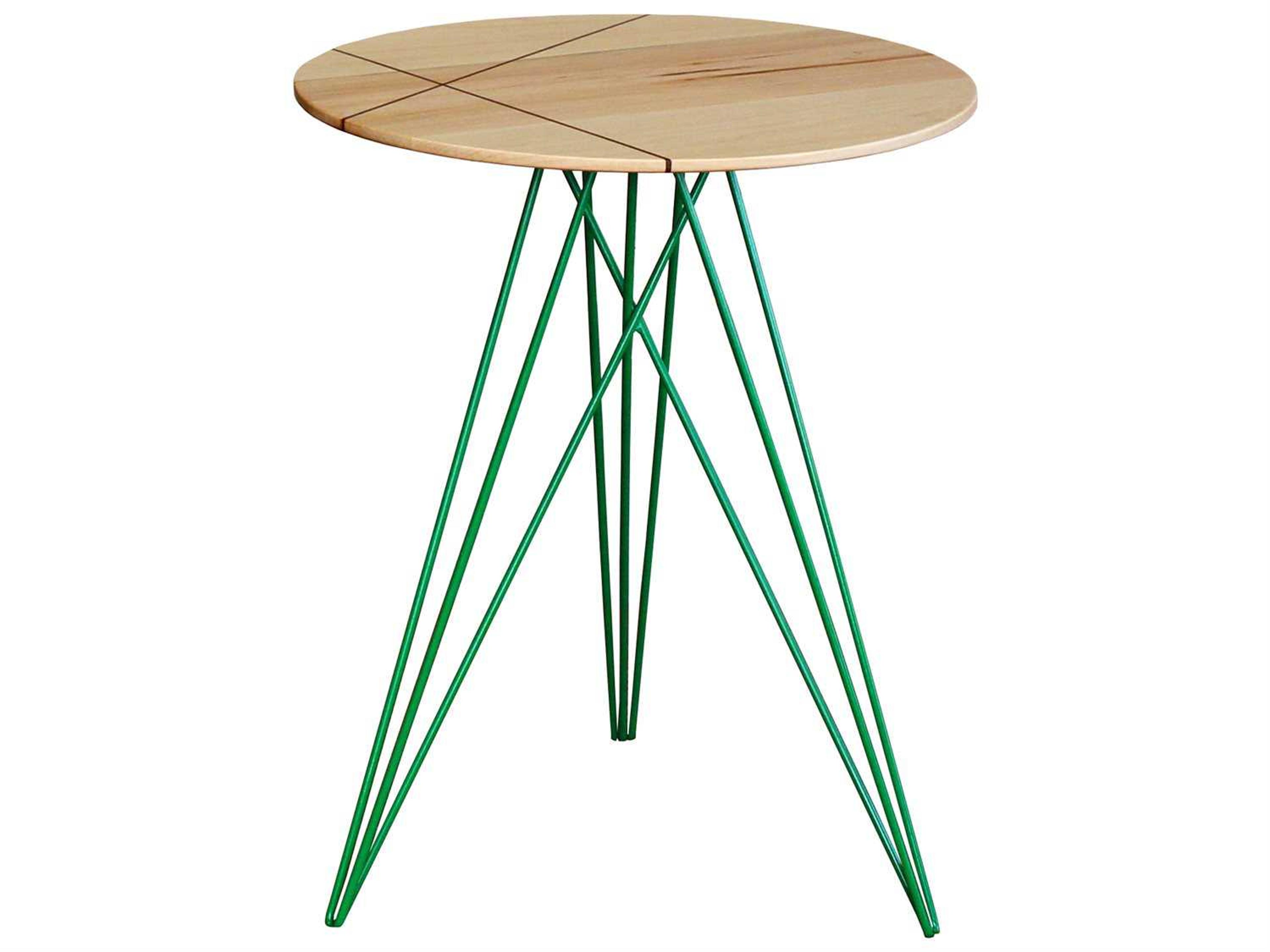 Tronk Design Hudson Round Wood End Table