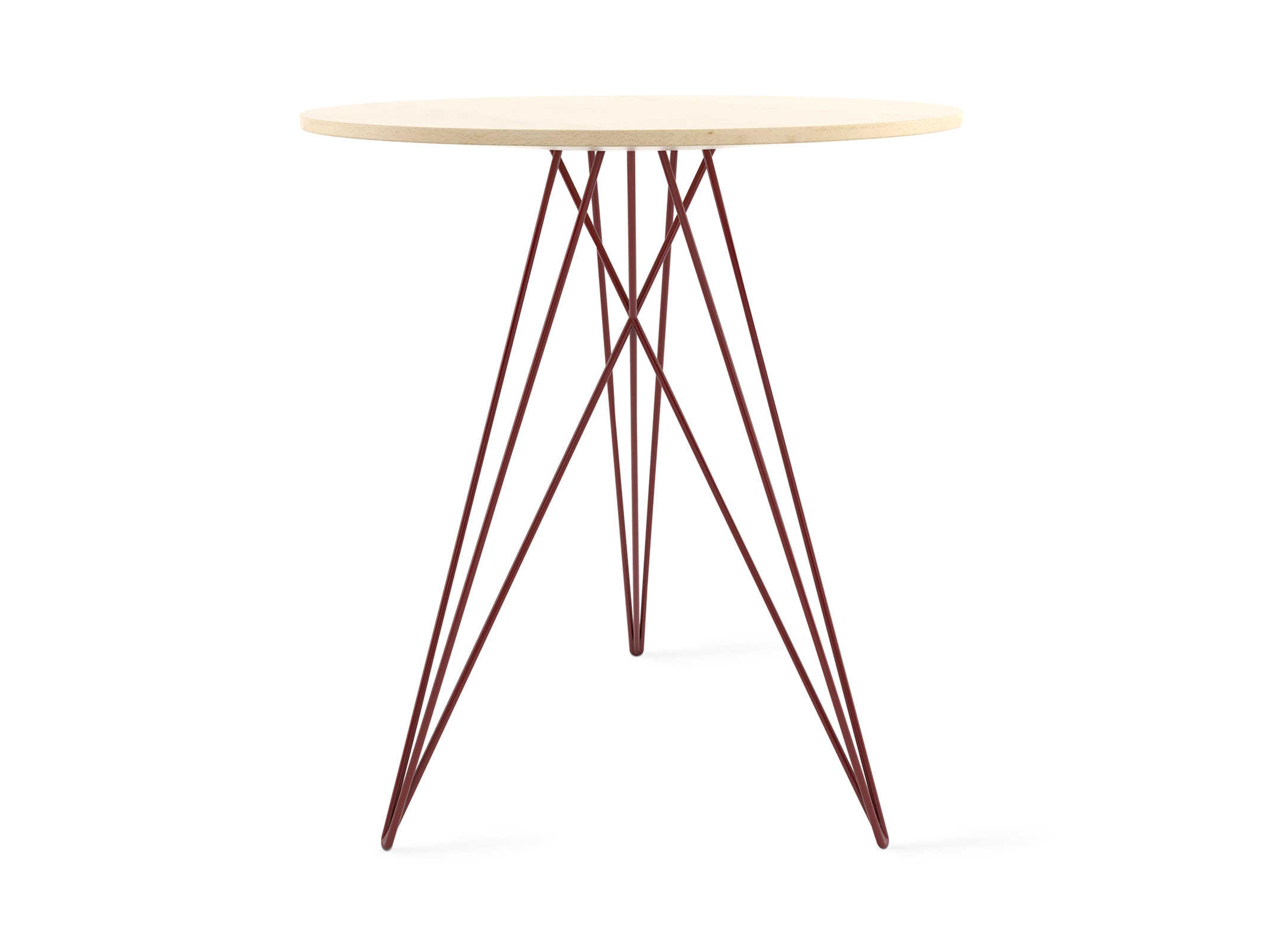 Tronk Design Hudson Round Wood End Table
