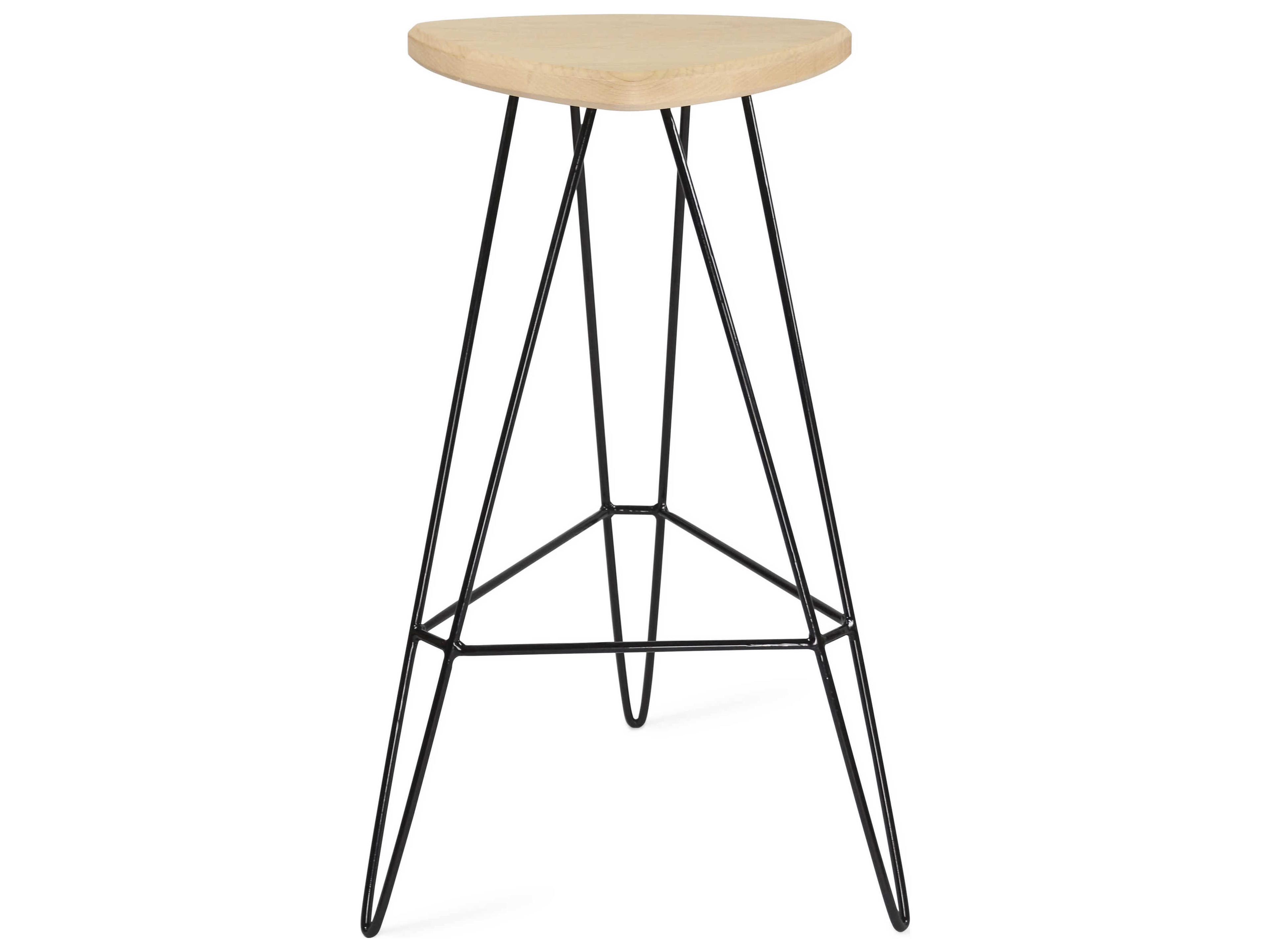 Tronk Design Madison Maple Wood Bar Stool