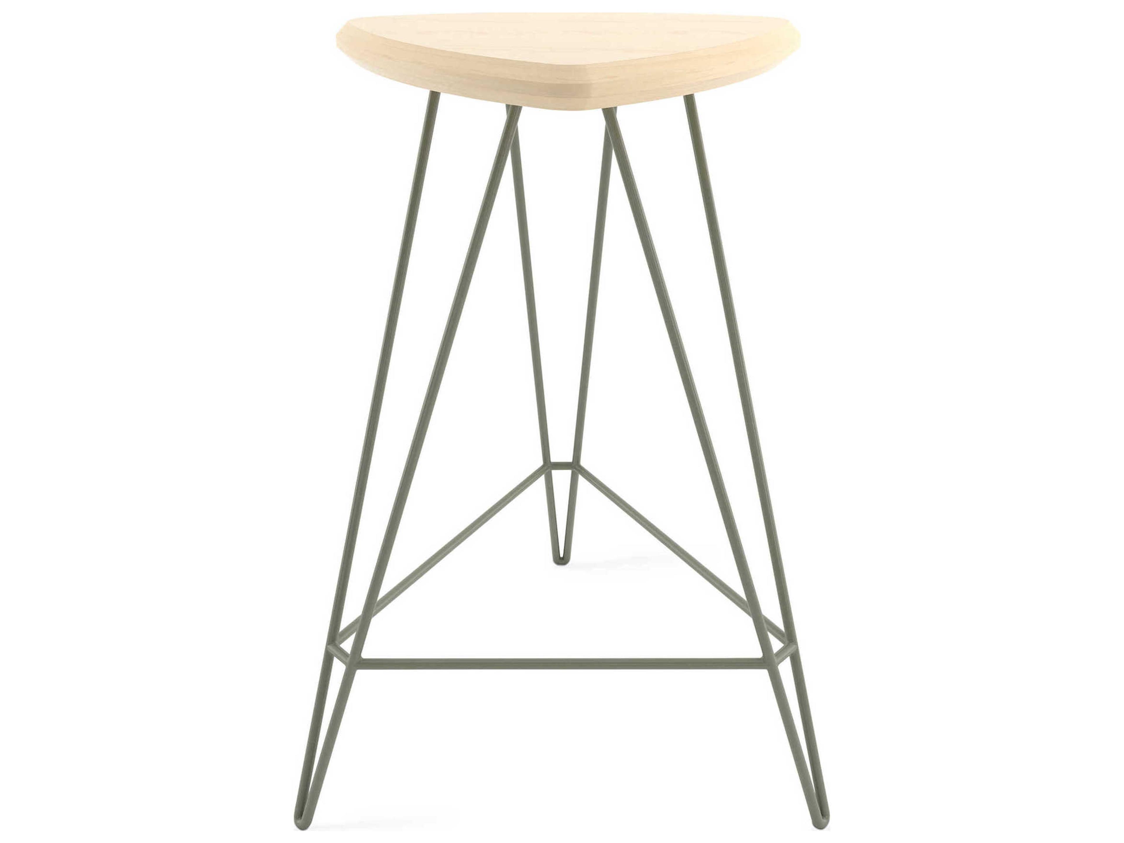 Tronk Design Madison Maple Wood Counter Stool