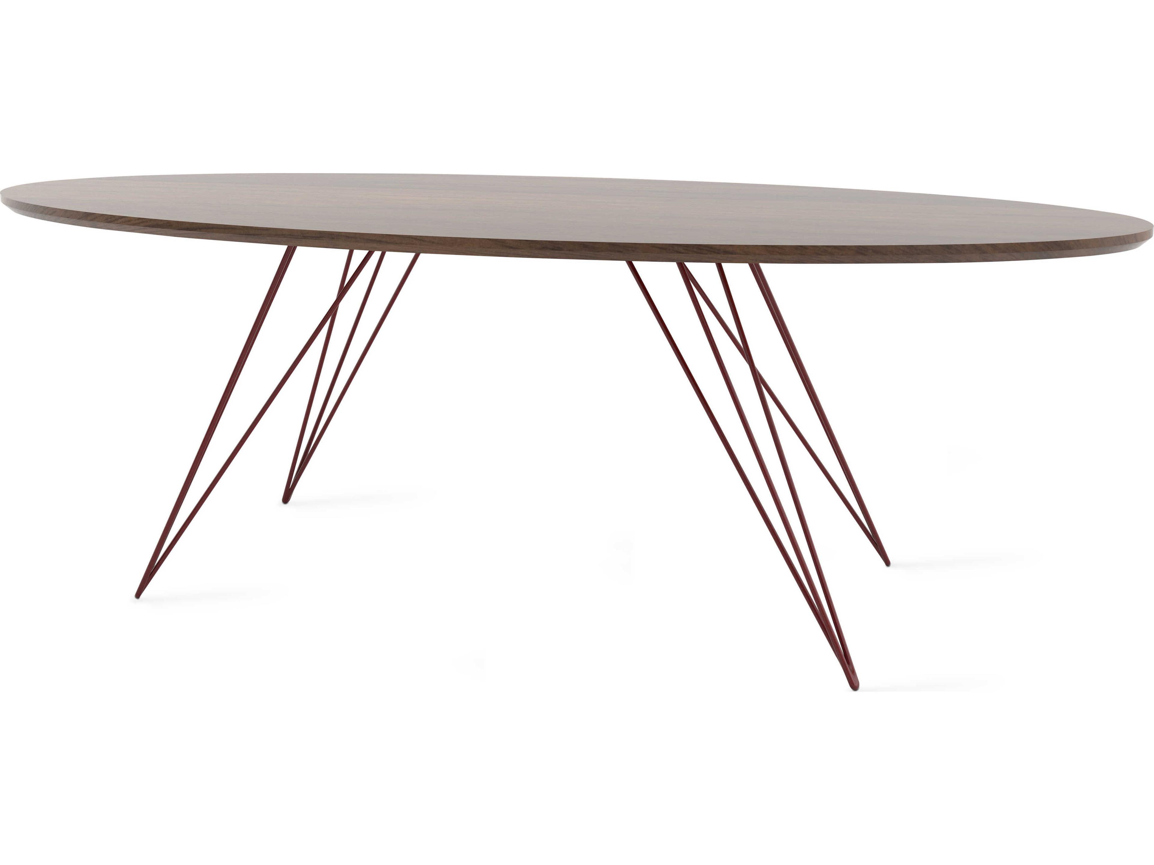 Tronk Design Williams Oval Wood Coffee Table