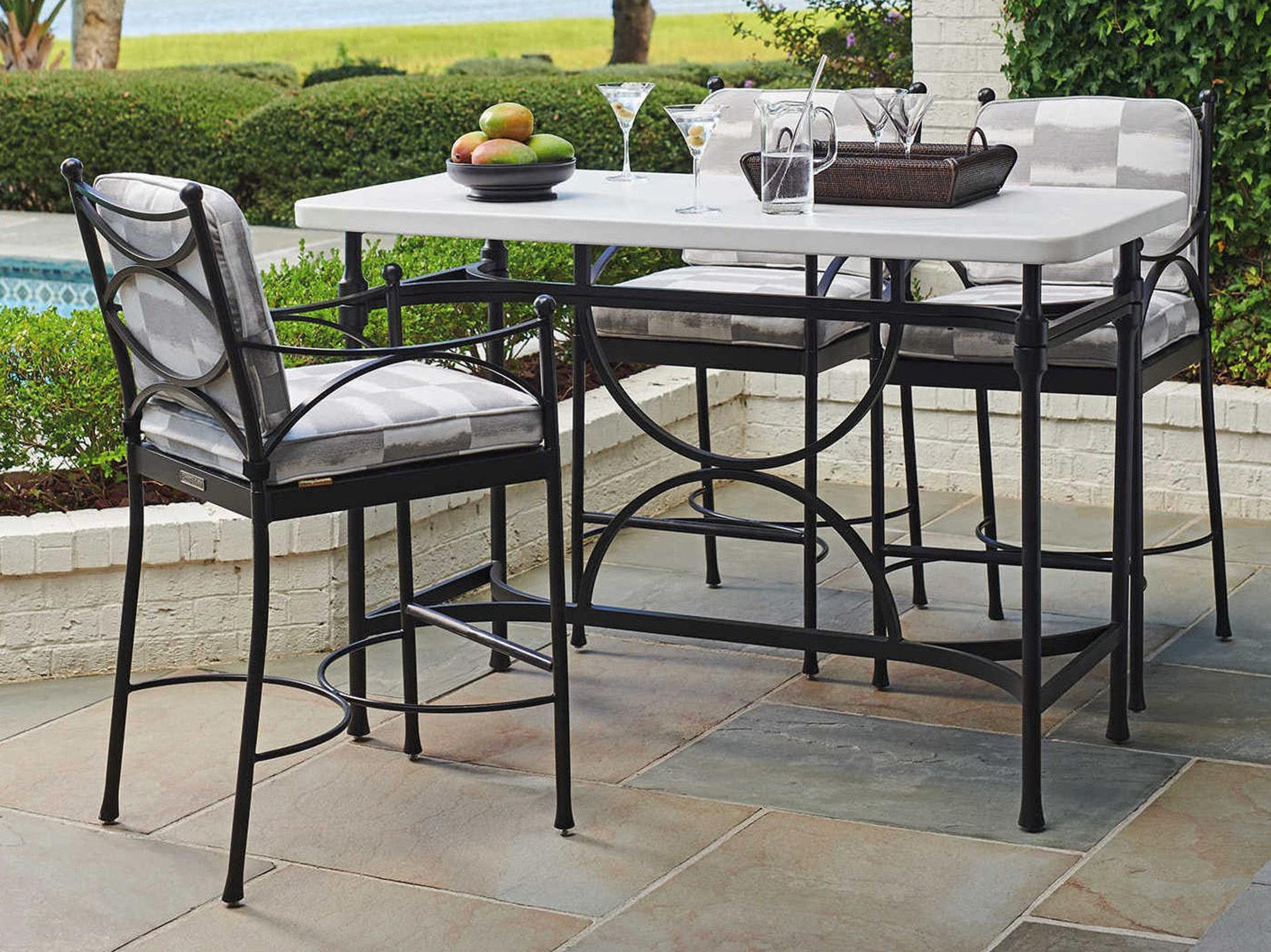 Tommy Bahama Outdoor Pavlova Aluminum Bar Set