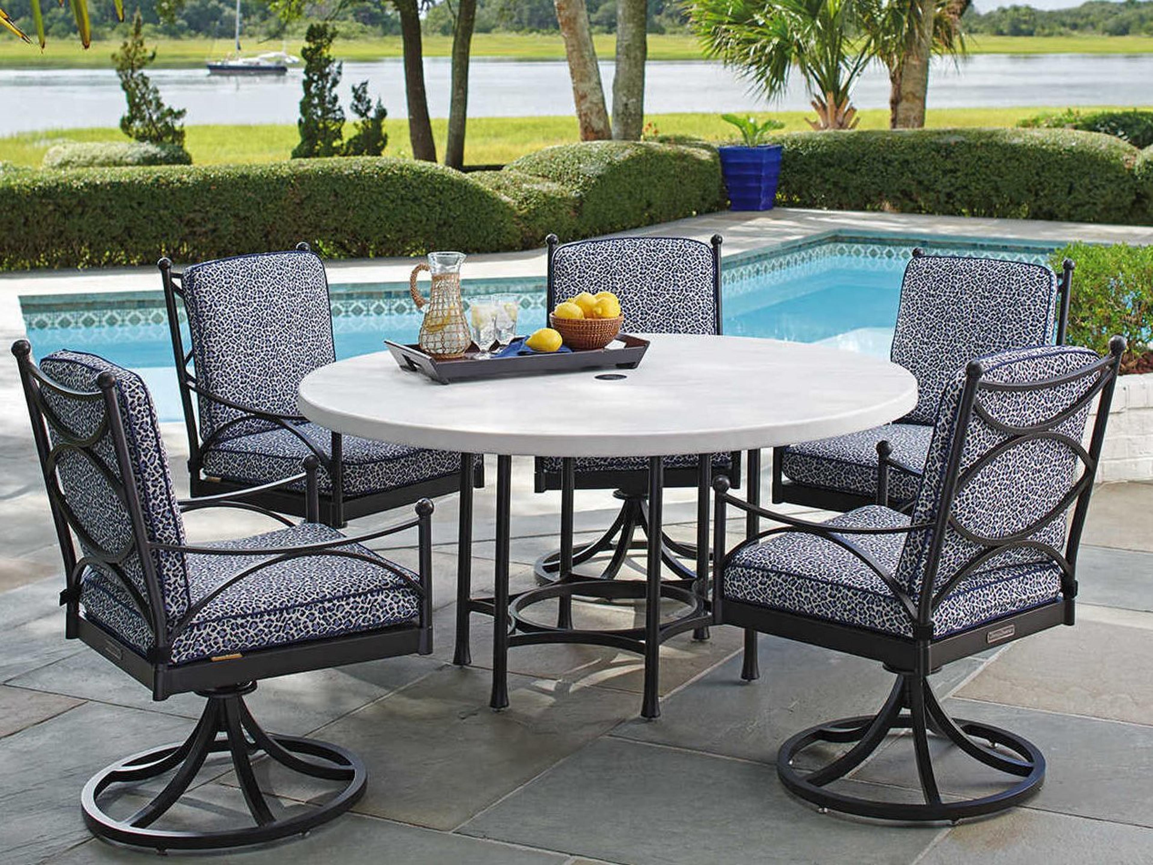 Tommy Bahama Outdoor Pavlova Aluminum Dining Set