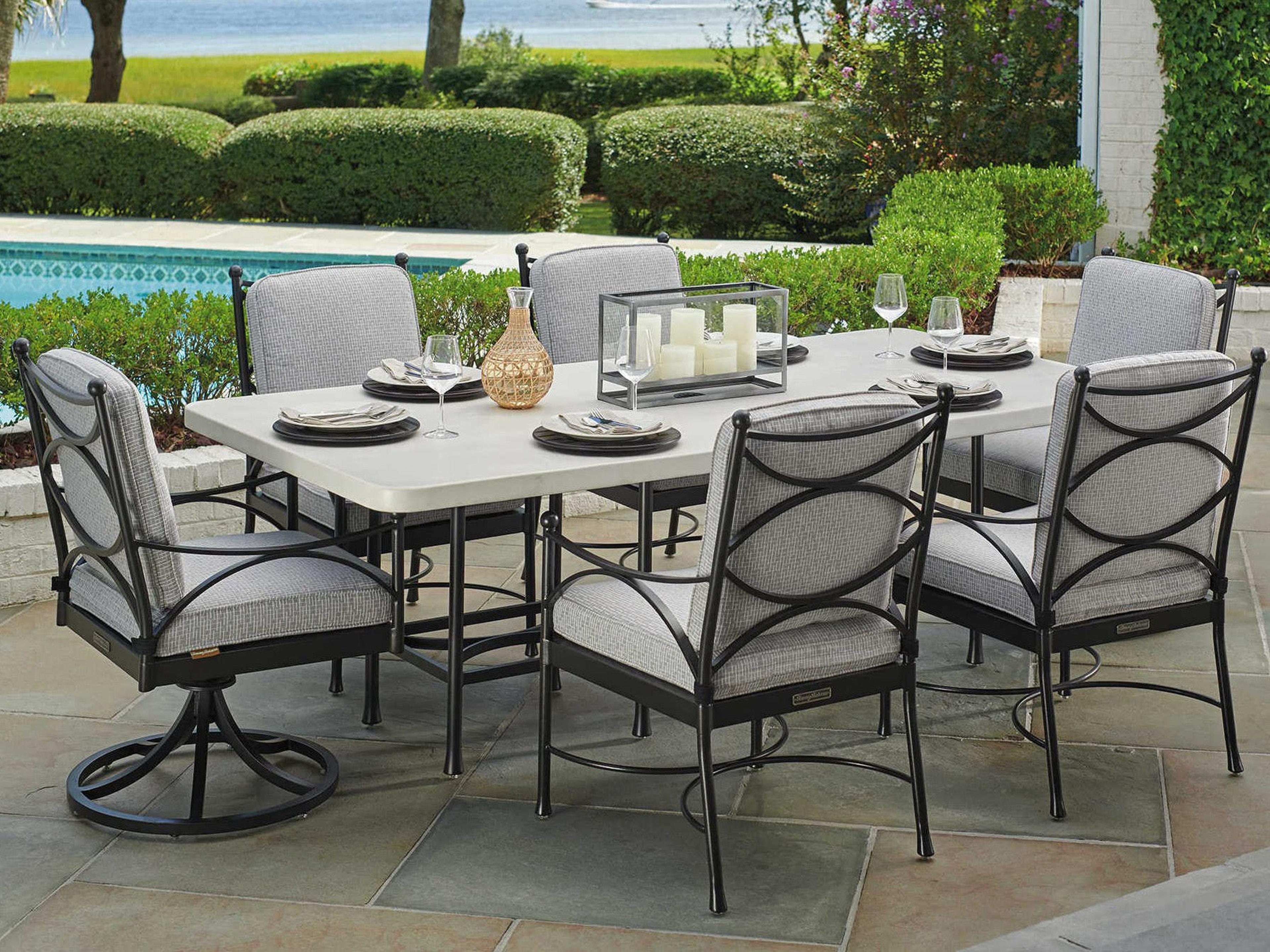 Tommy Bahama Outdoor Pavlova Aluminum Dining Set