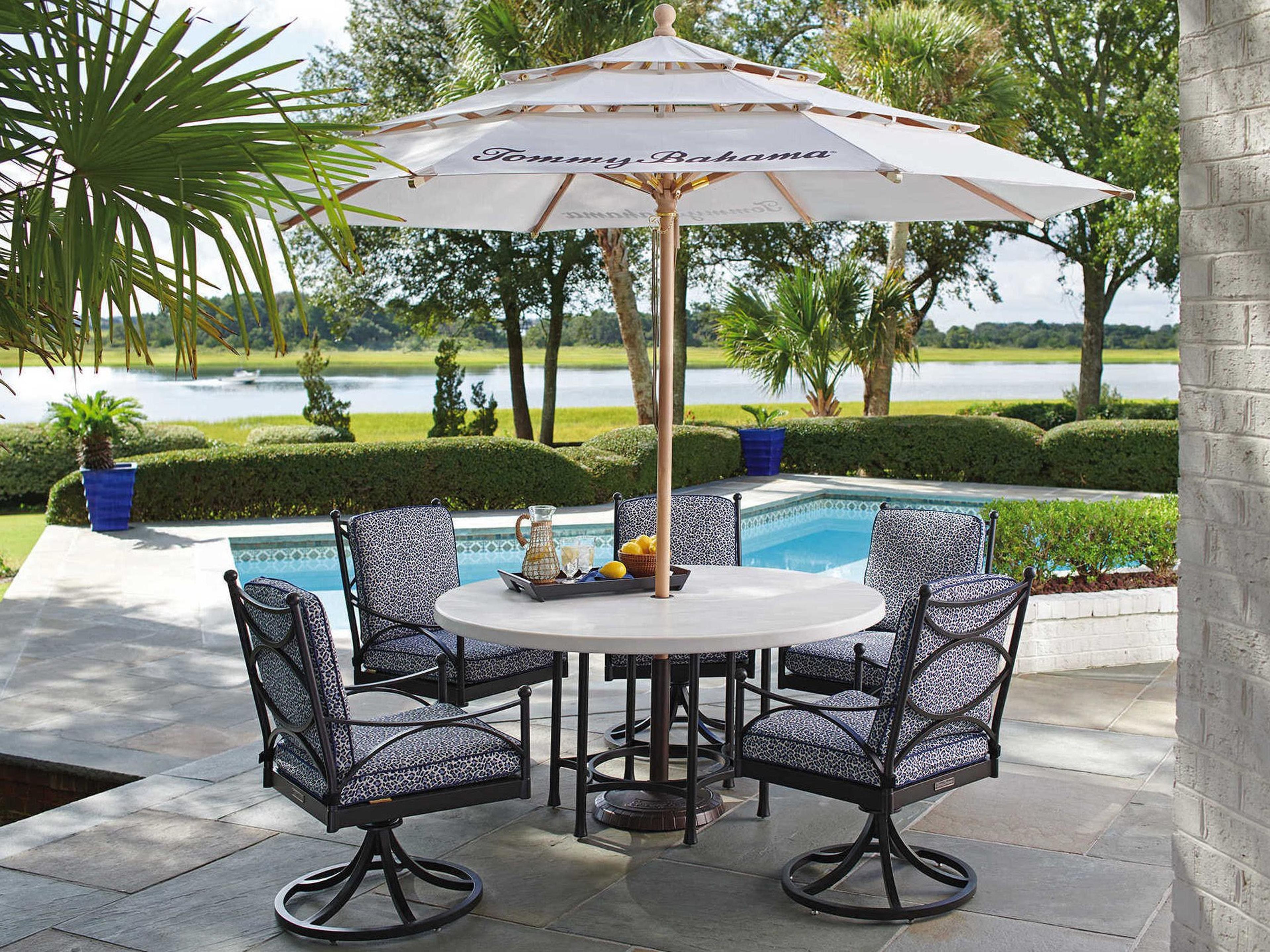 Tommy Bahama Outdoor Pavlova Aluminum Dining Set
