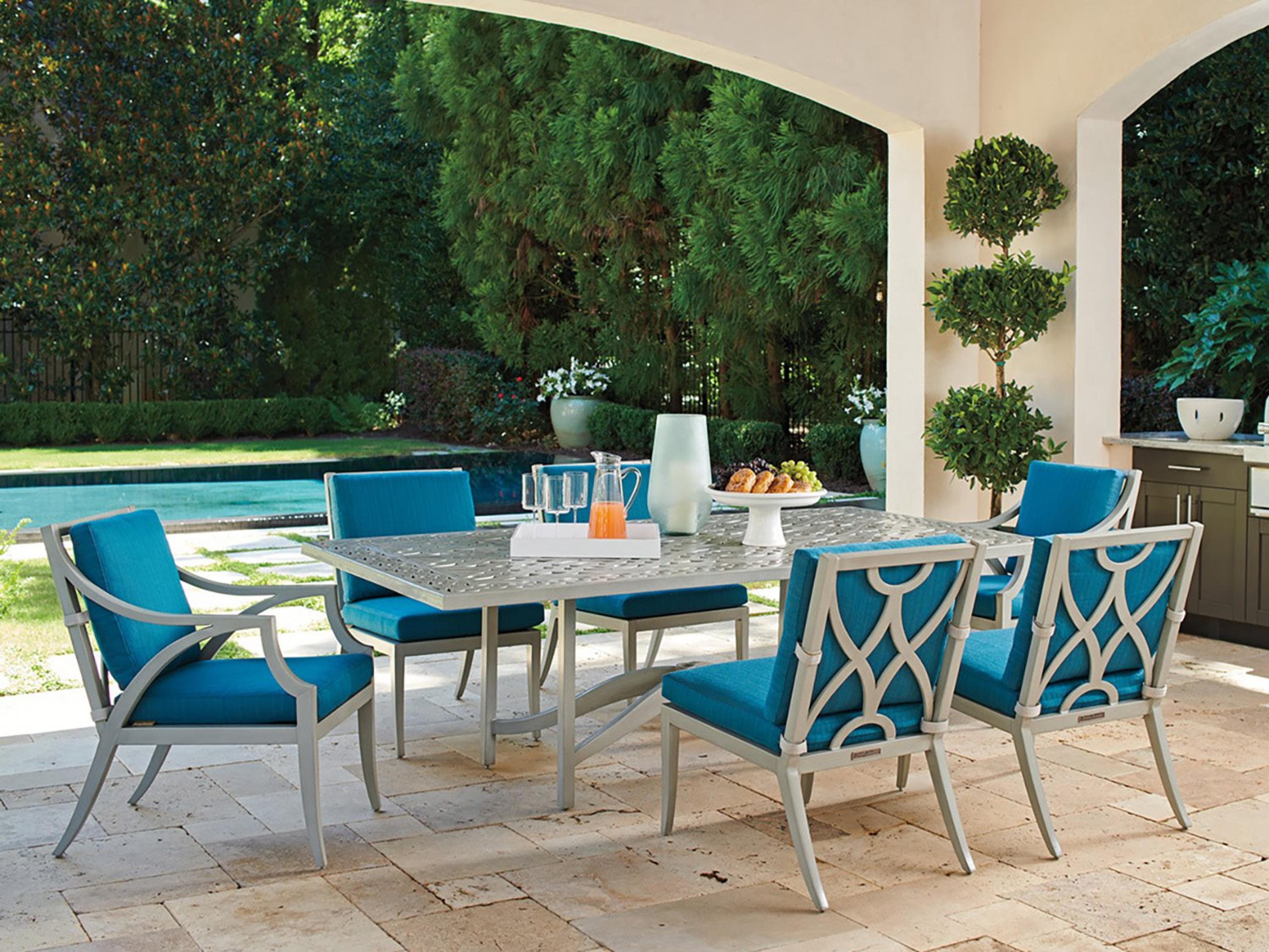 Tommy Bahama Outdoor Silver Sands Aluminum Dining Set