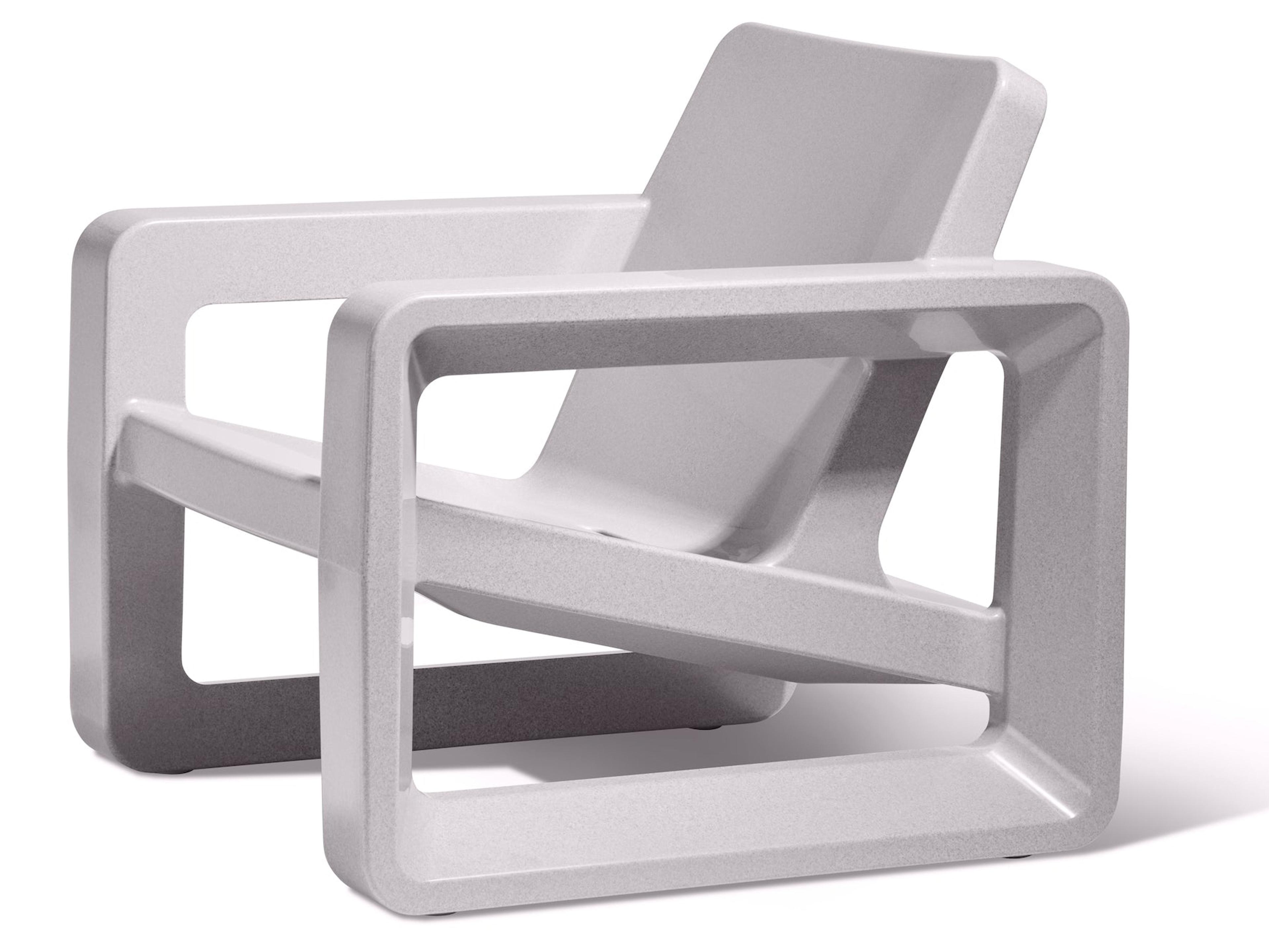 Tupelo Goods Deck Marine Grade Polyethylene Lounge Chair in Sandstone