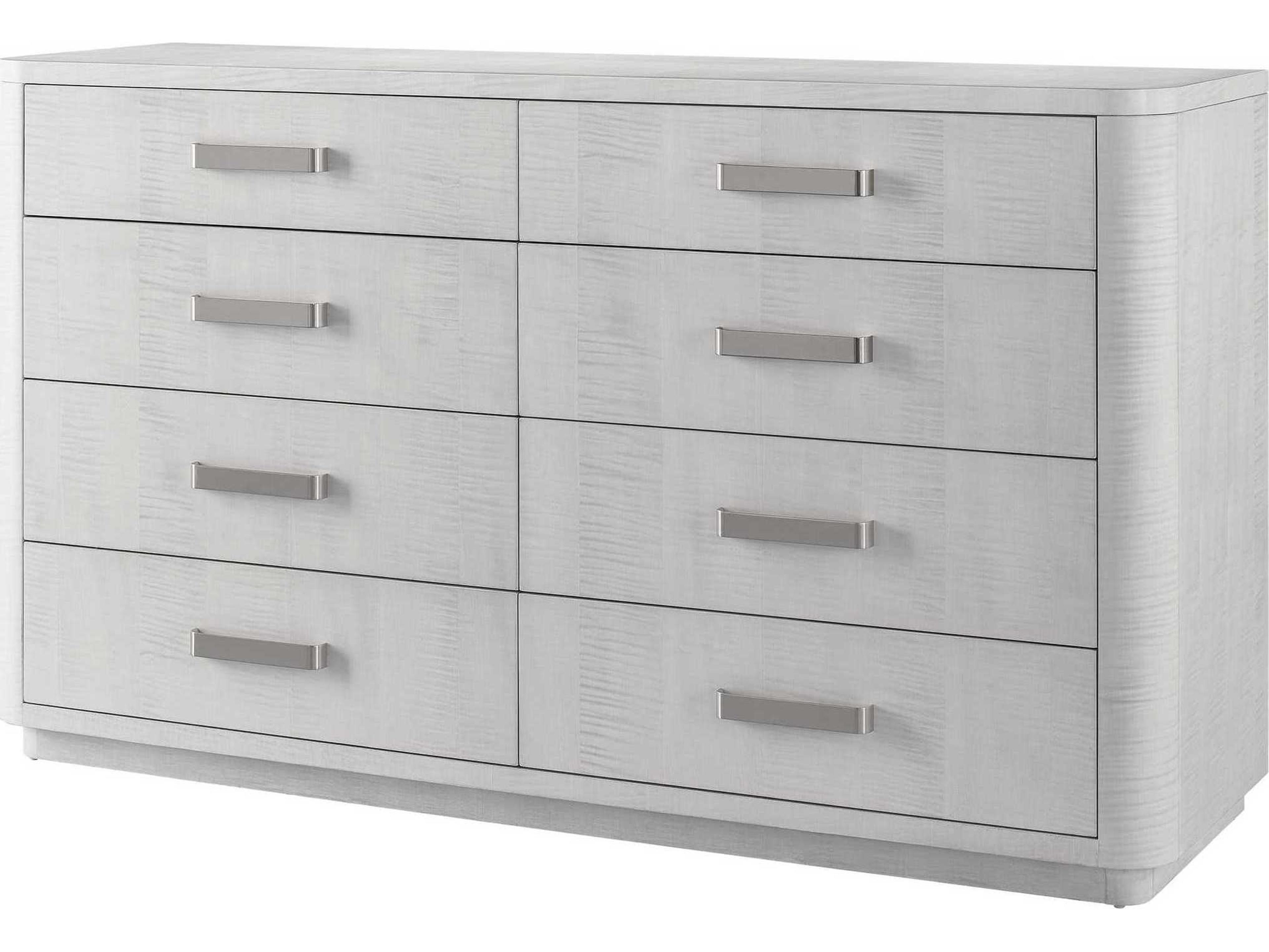 Universal Furniture Tranquility Adore 8-Drawers White Double Dresser