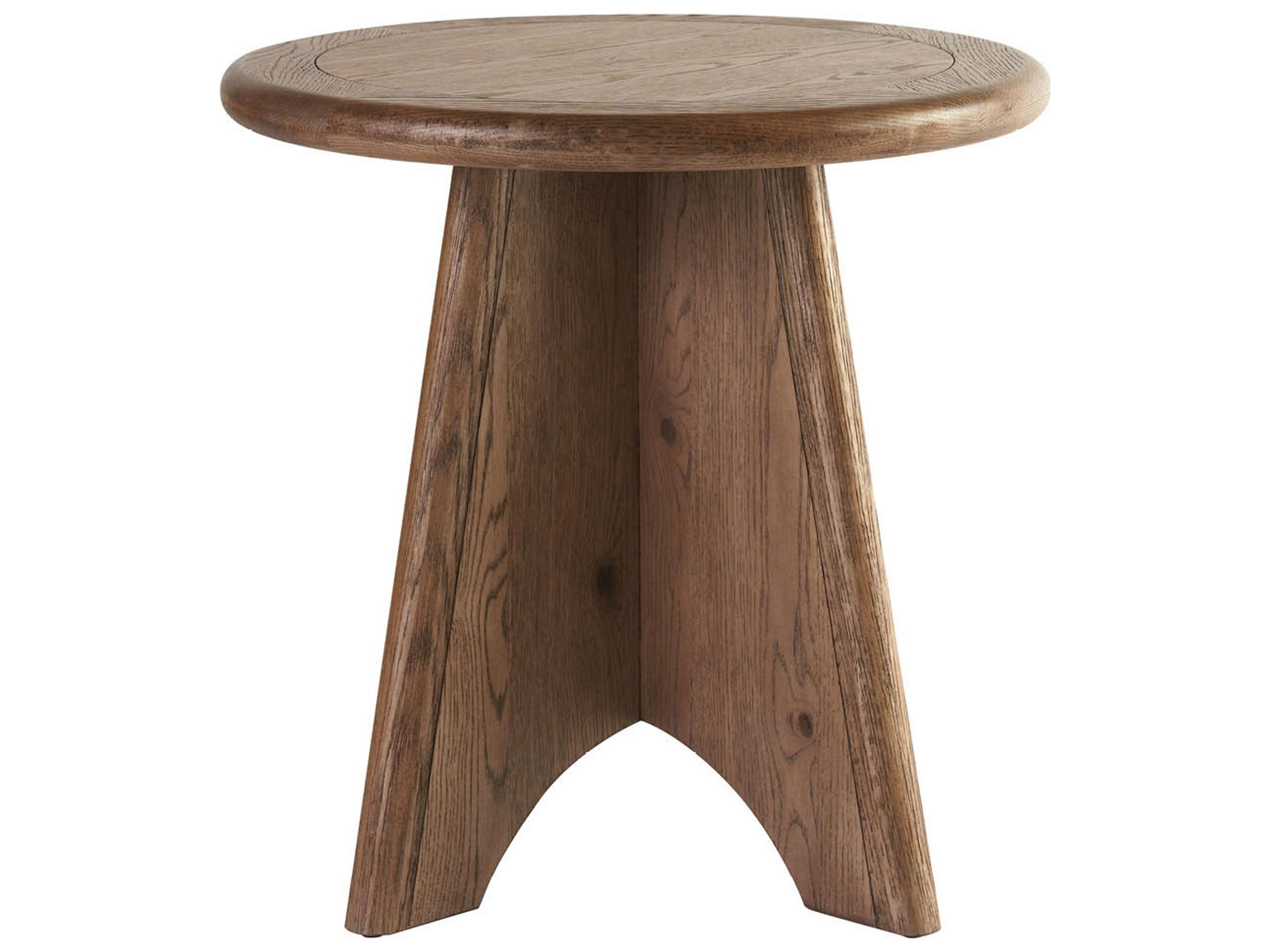Universal Furniture Griffith Park Round Wood End Table