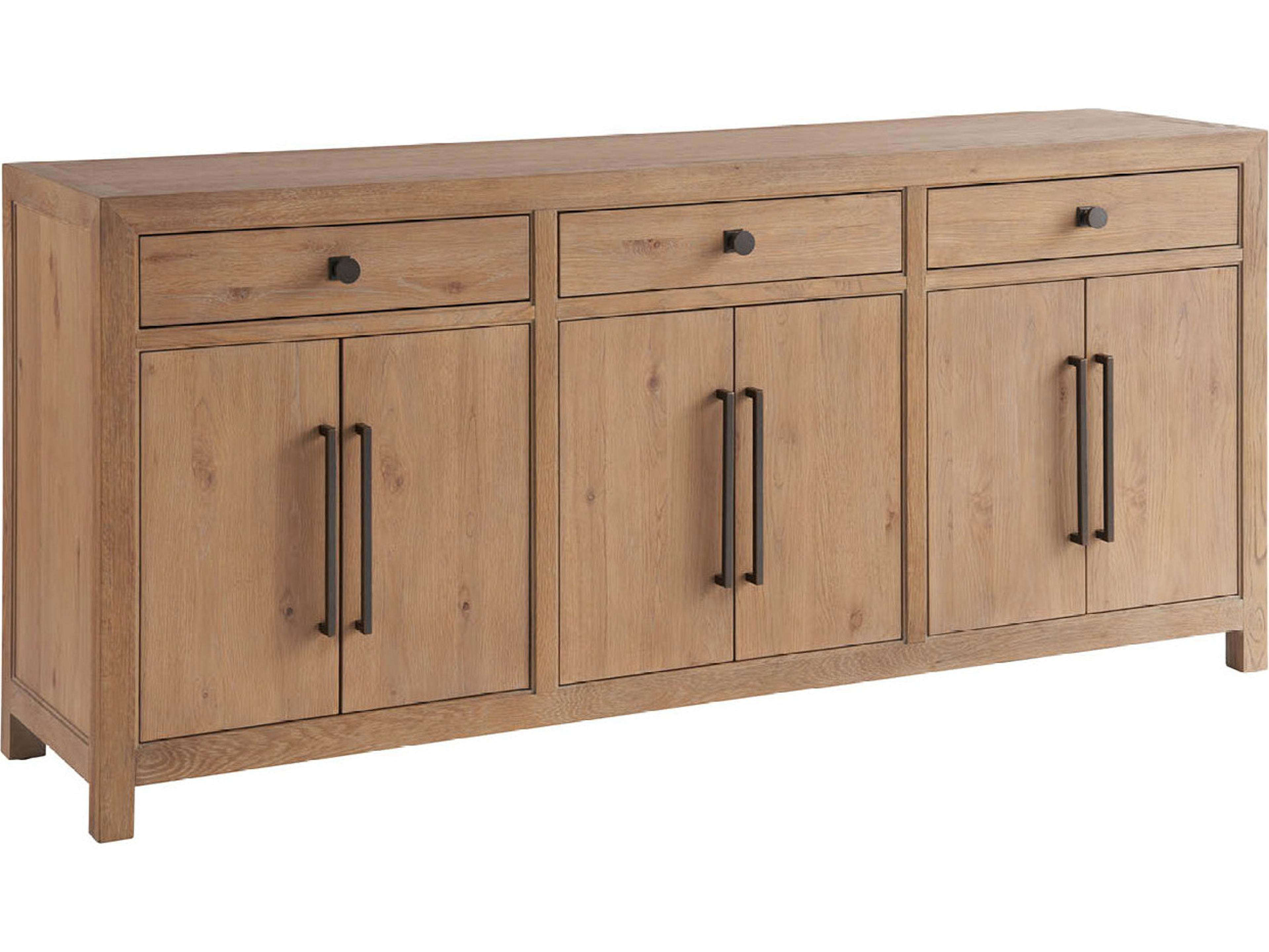 Universal Furniture Griffith Park 80" Oak Wood Sideboard