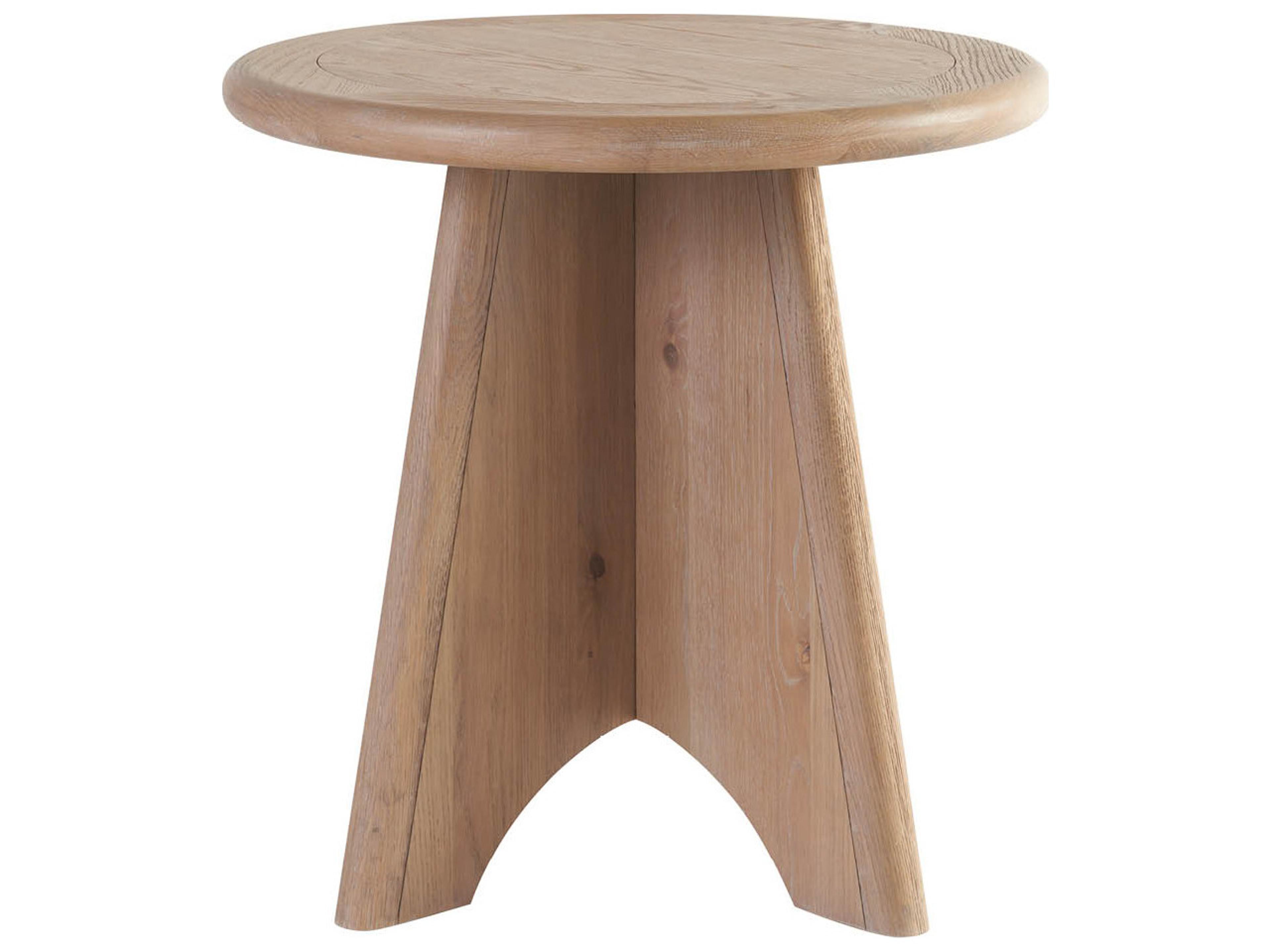 Universal Furniture Griffith Park Round Wood End Table