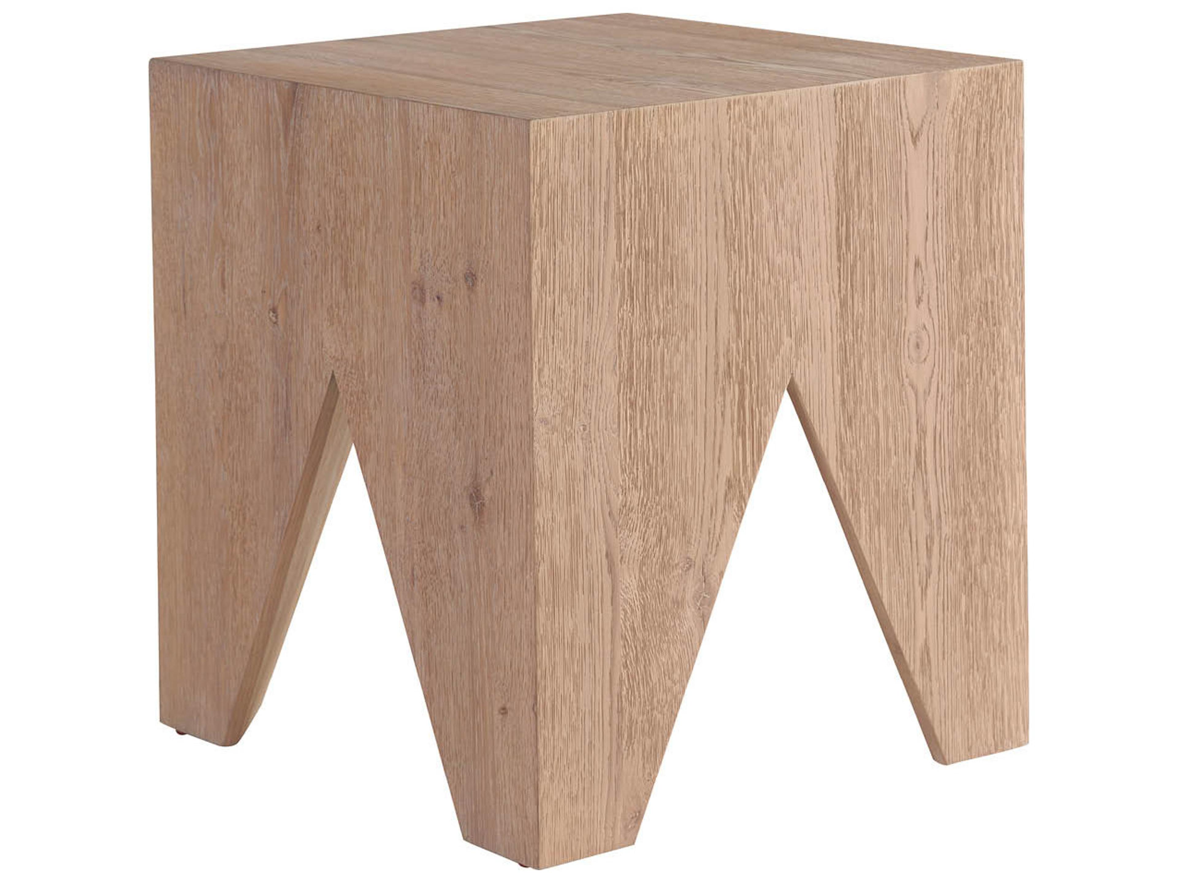 Universal Furniture Griffith Park Square Wood End Table
