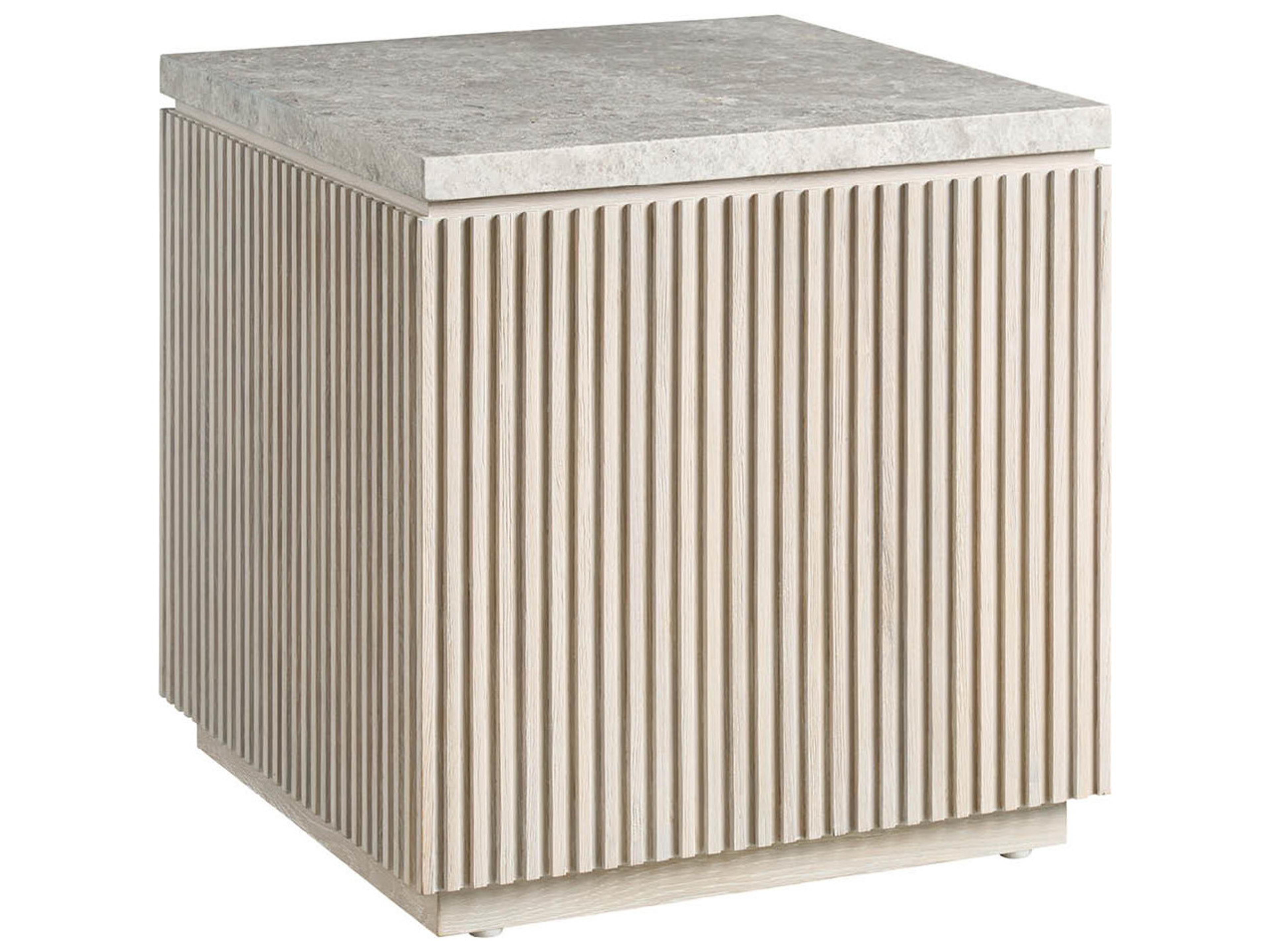 Universal Furniture Avaline Square Stone End Table