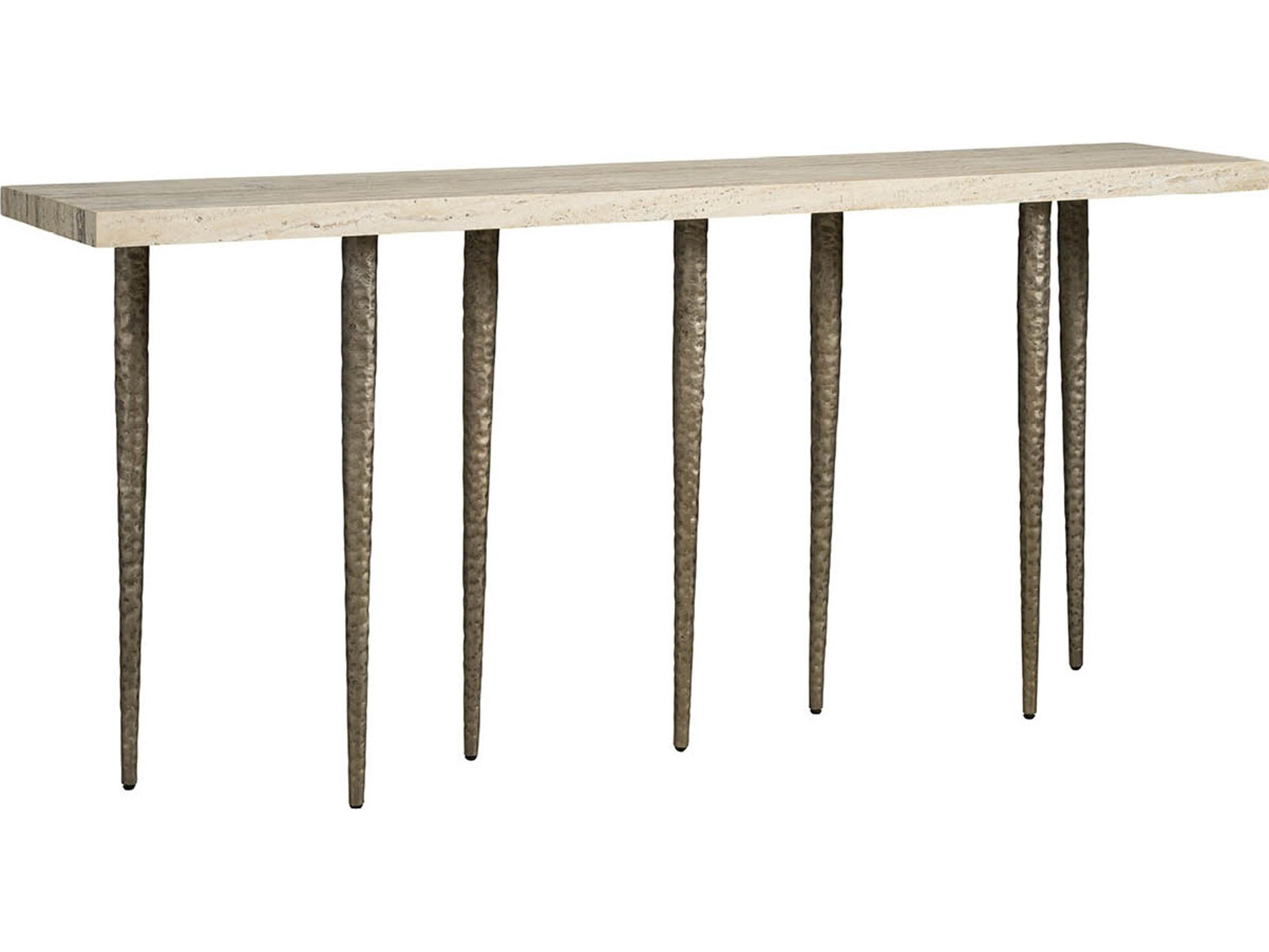 Universal Furniture Avaline Rectangular Stone Console Table