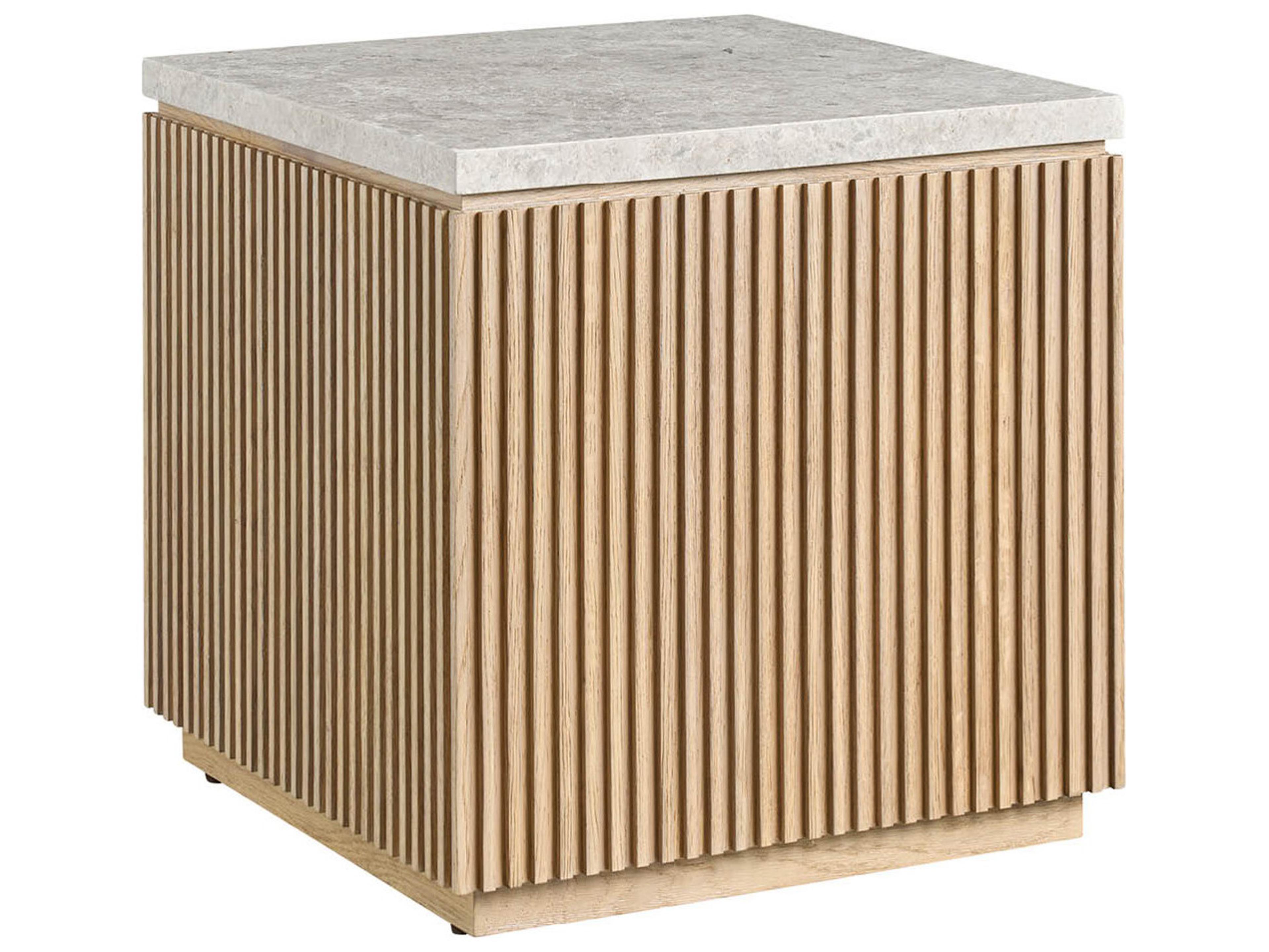 Universal Furniture Avaline Square Stone End Table