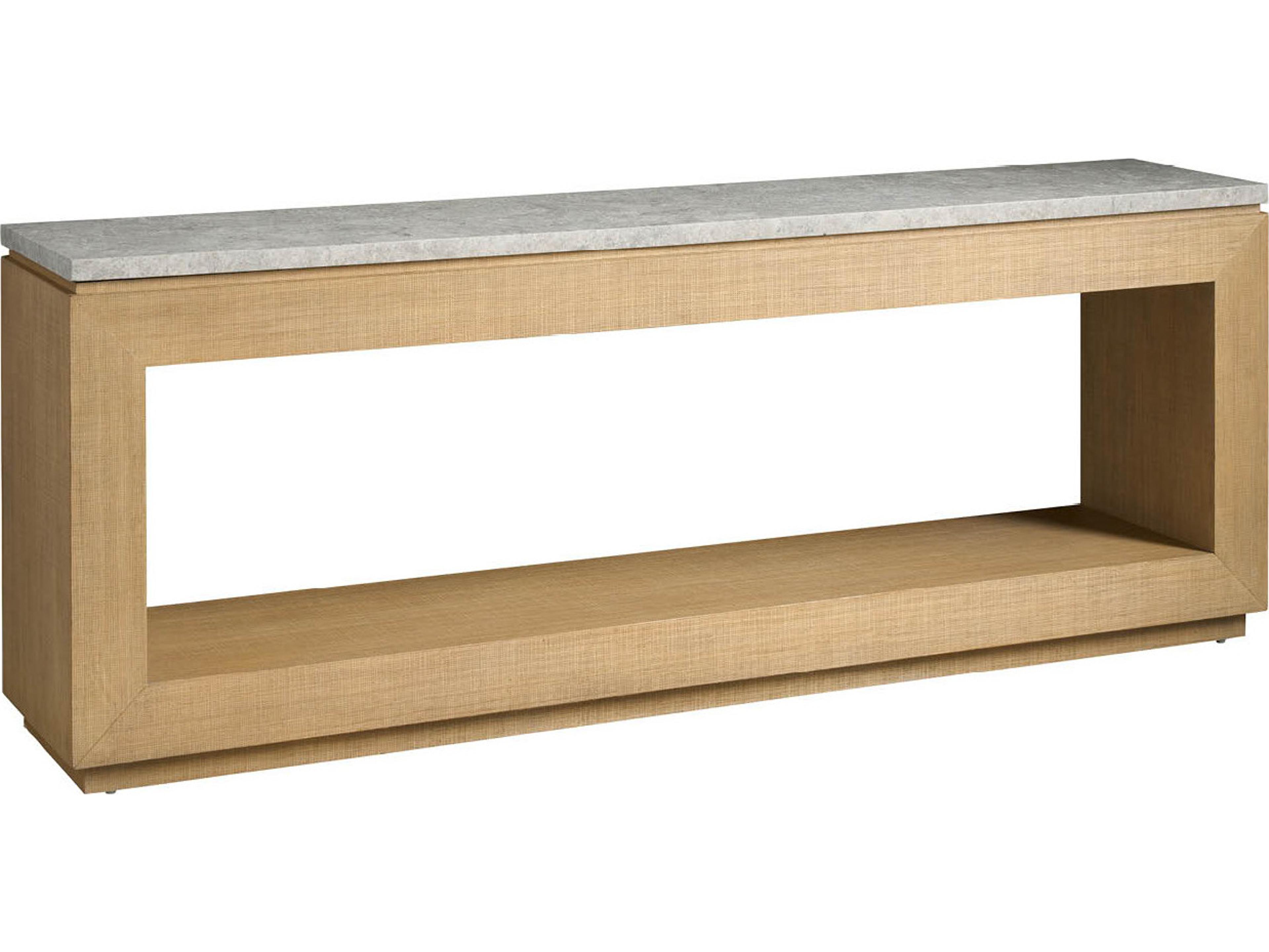 Universal Furniture Avaline Rectangular Stone Console Table