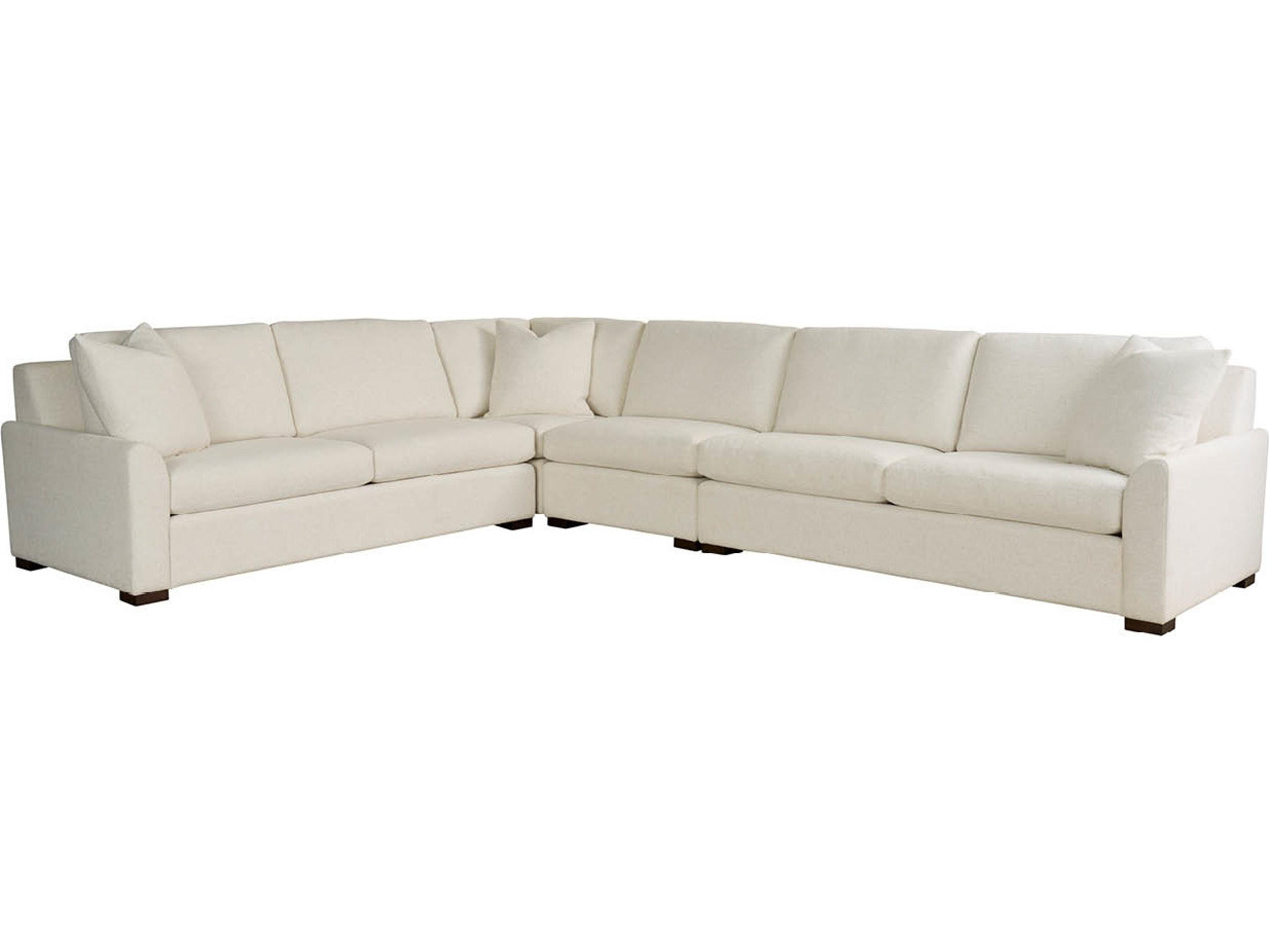 Universal Furniture Anna Cream Upholstered Sectional Sofa