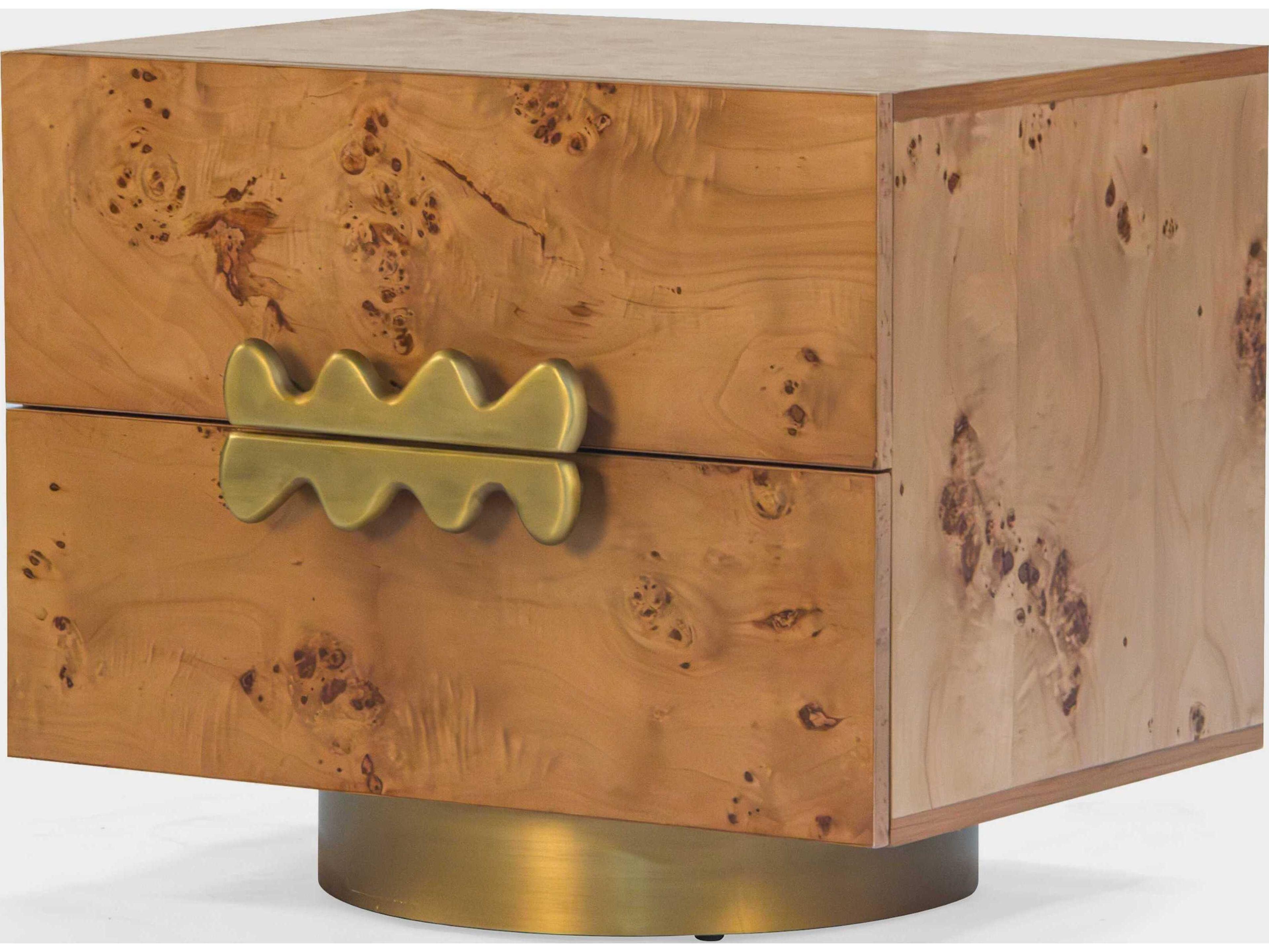Wavefront 2-Drawers Nightstand