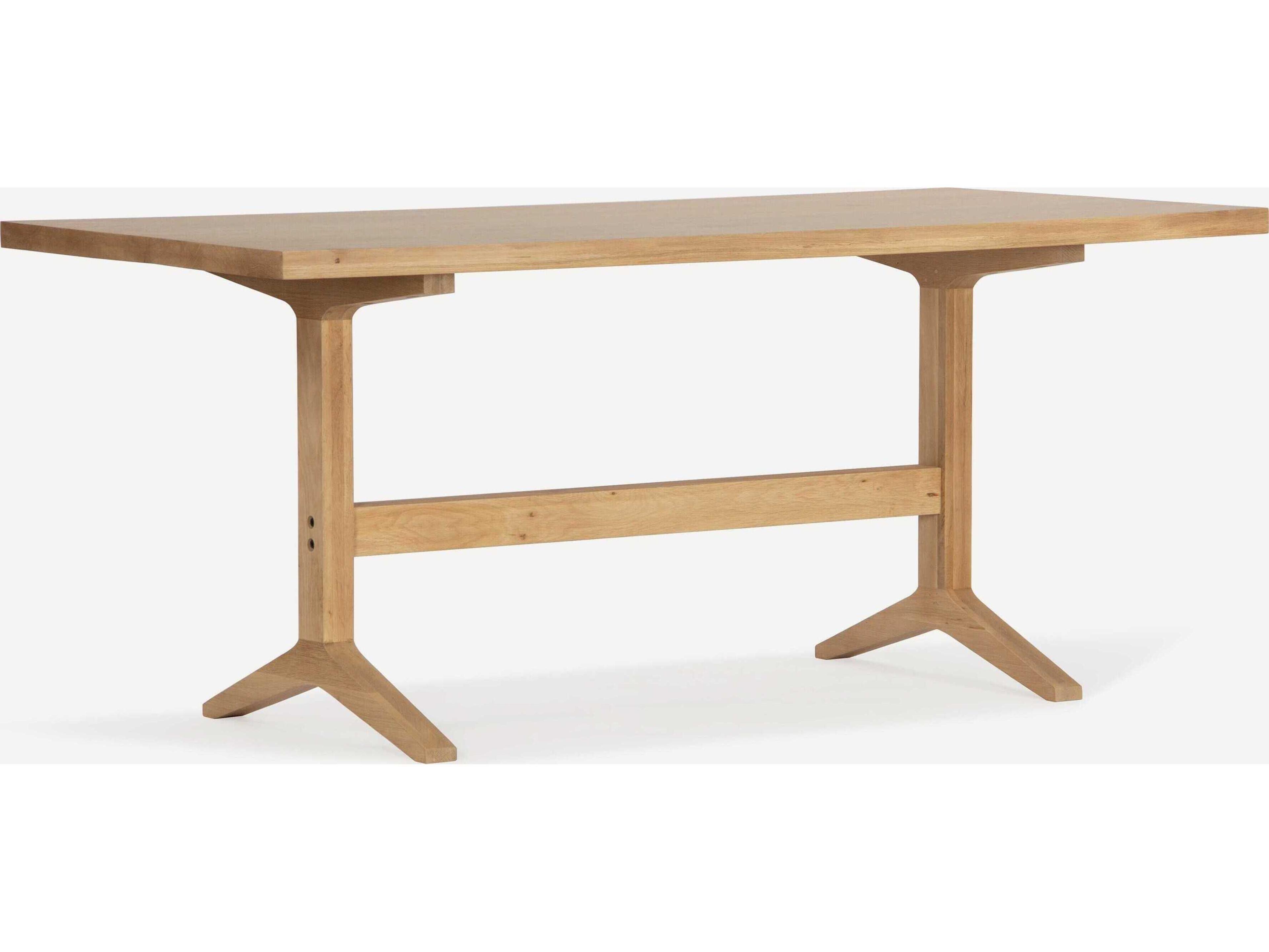 Denver Rectangular Wood Natural Dining Table