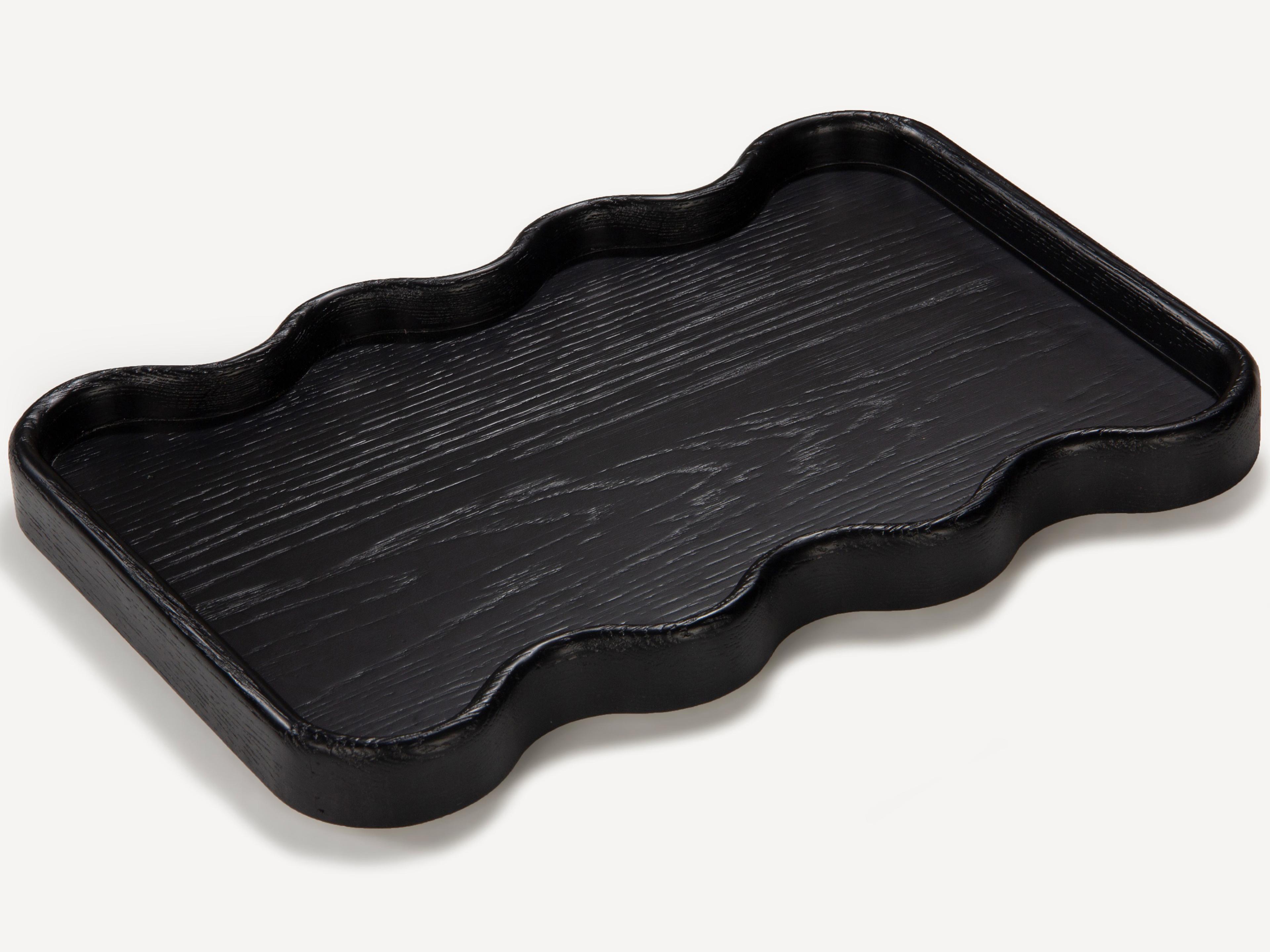Union Home Swirl Charcoal Serving Tray