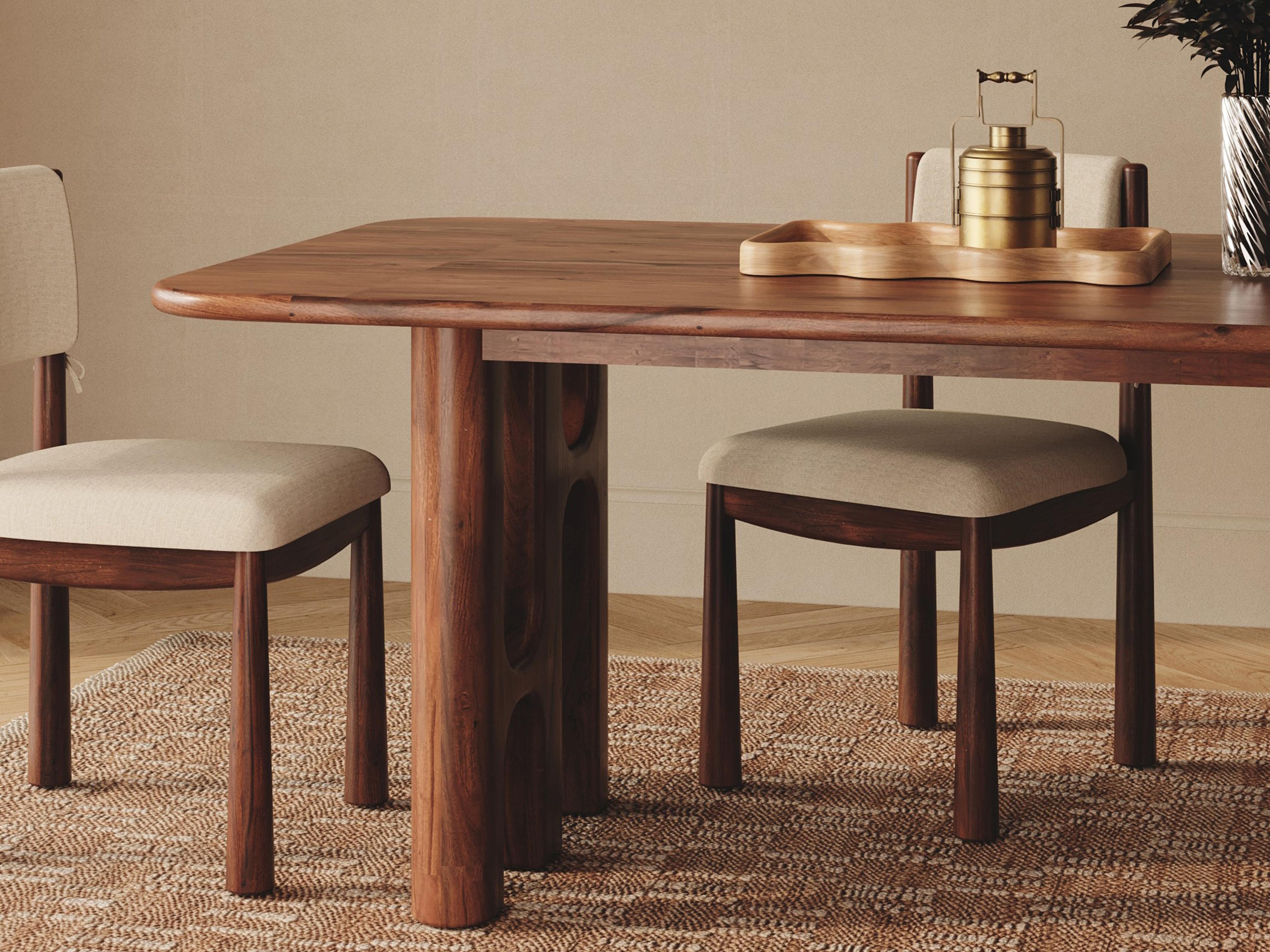 Union Home Acacia Wood Dining Room Set