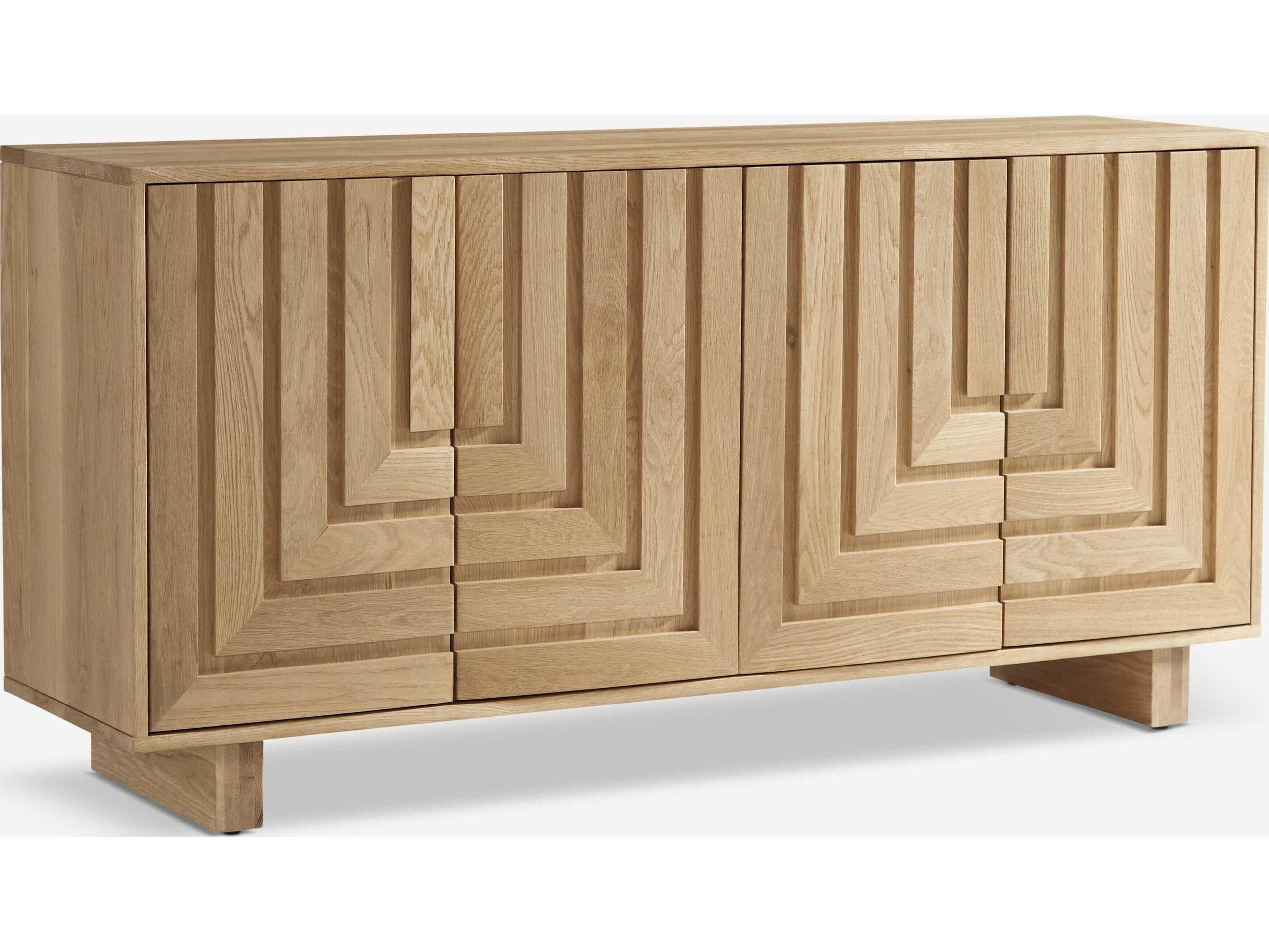 Union Home Array 68" Oak Wood Natural Sideboard