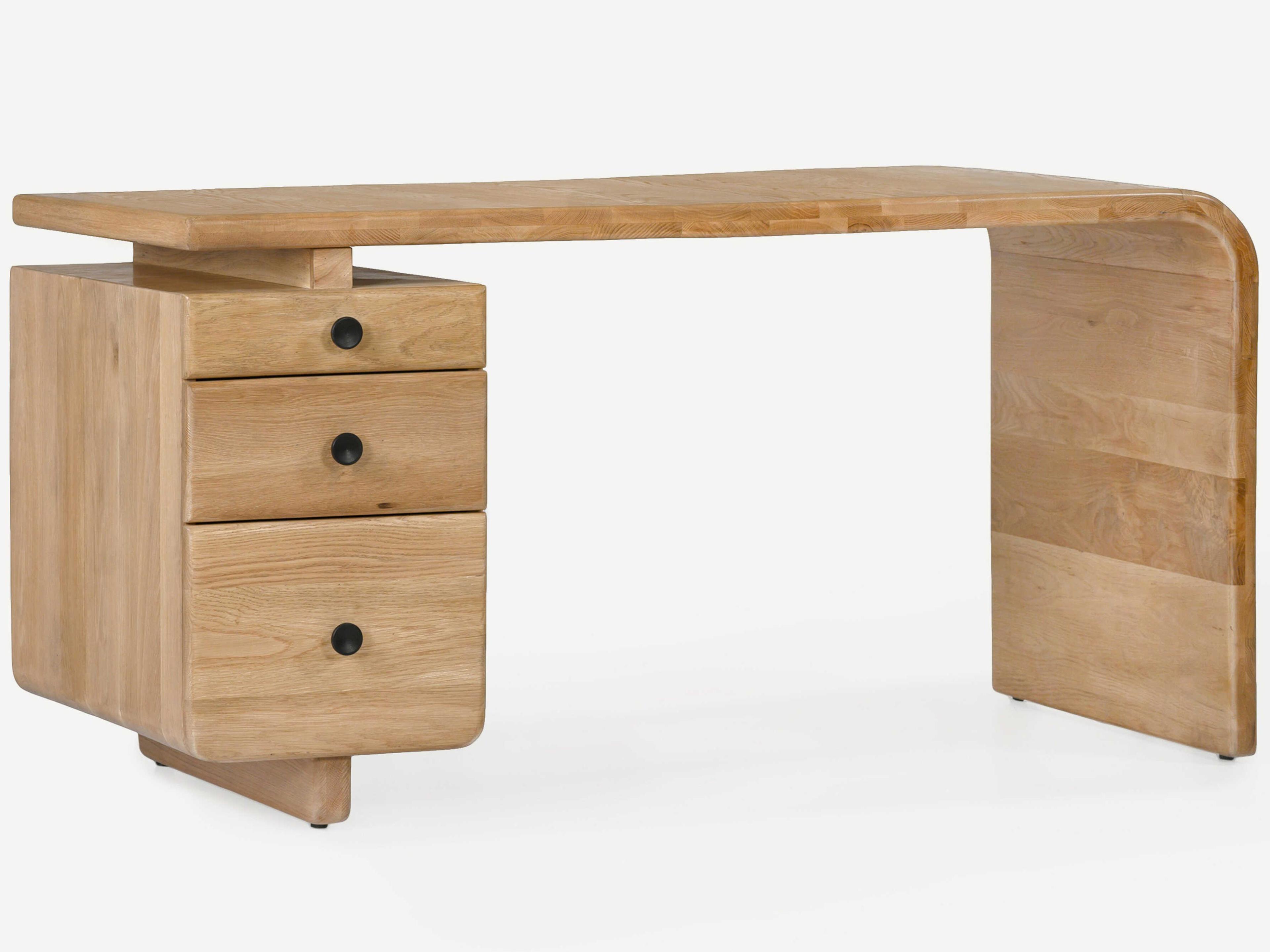 Current Natural Oak Wood Writing Desk