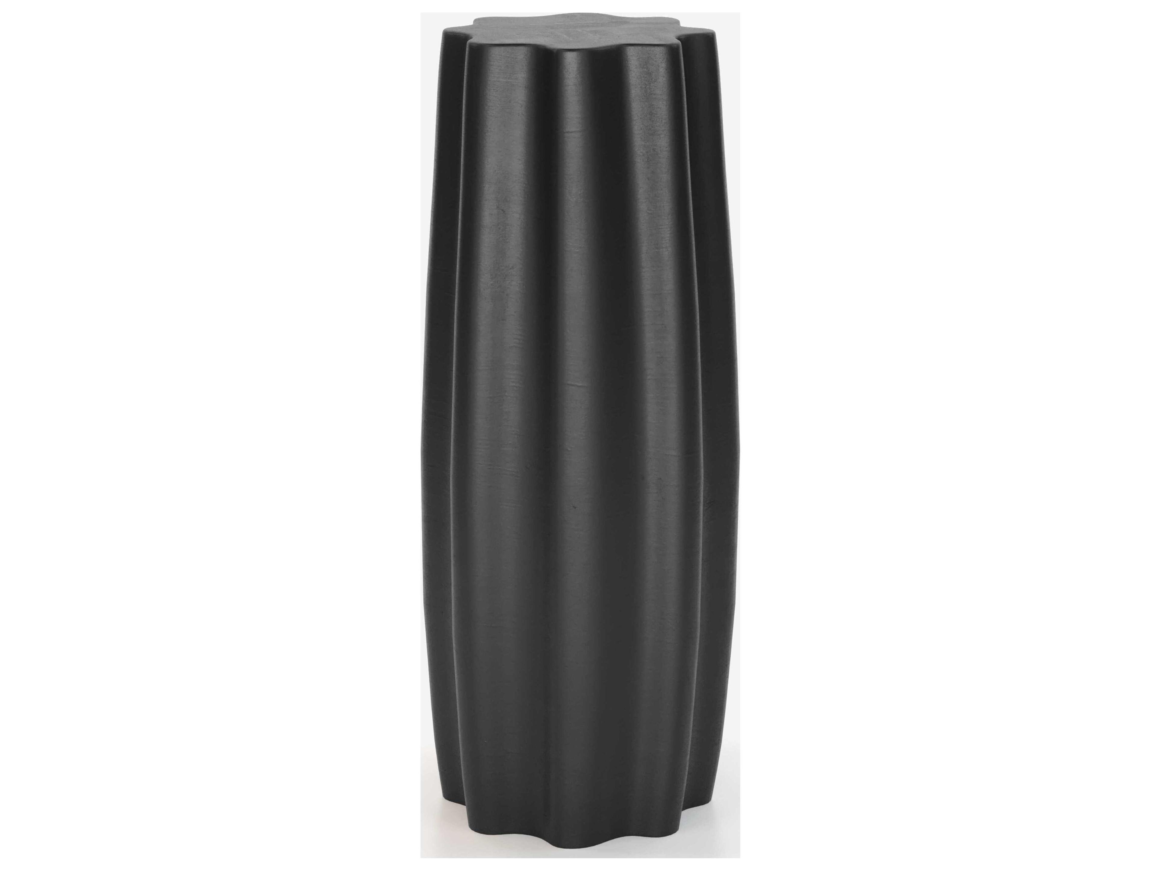 Union Home Clara Octagon Concrete Charcoal End Table