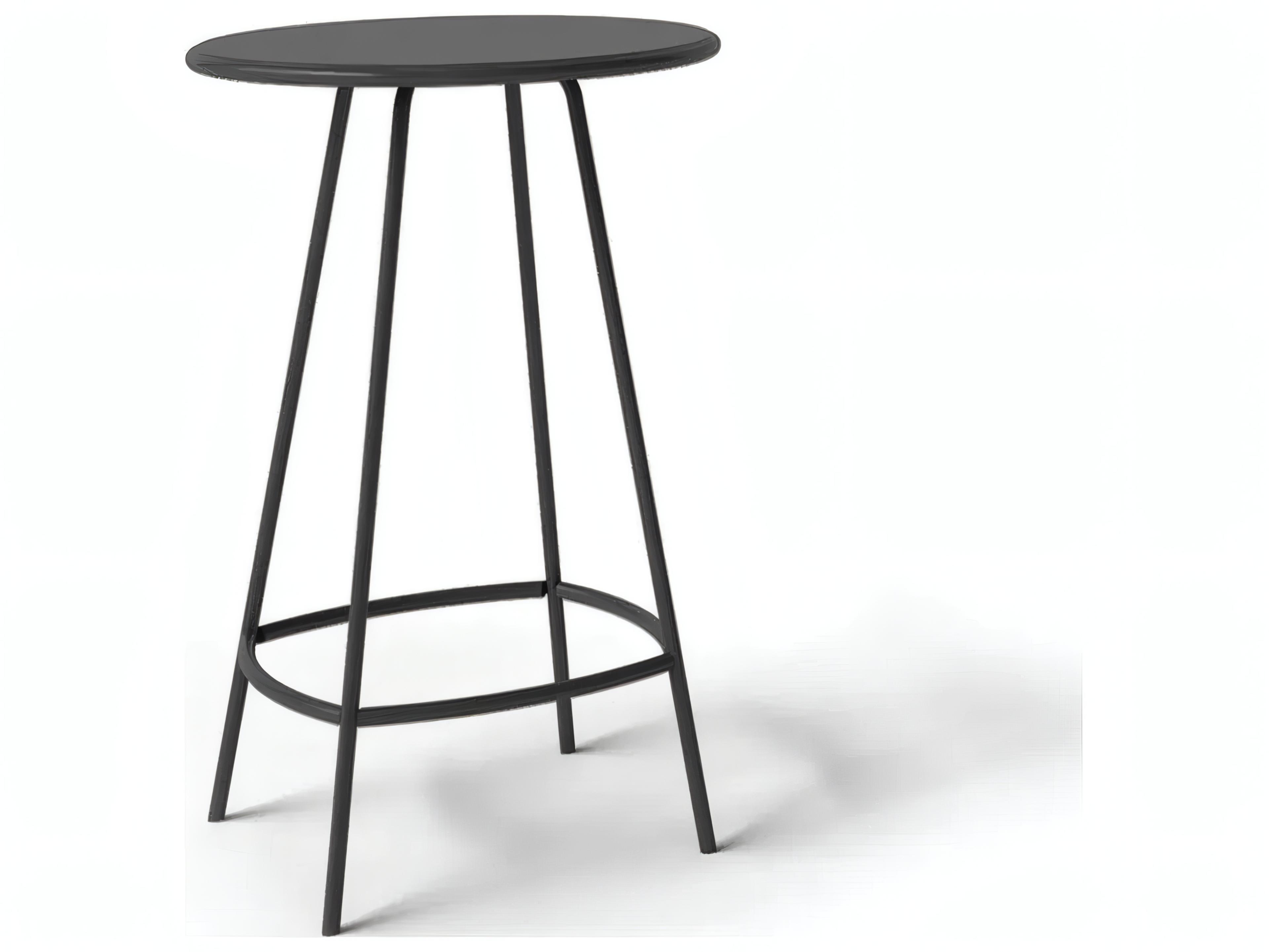 UnoPiu Coco Round high table in steel