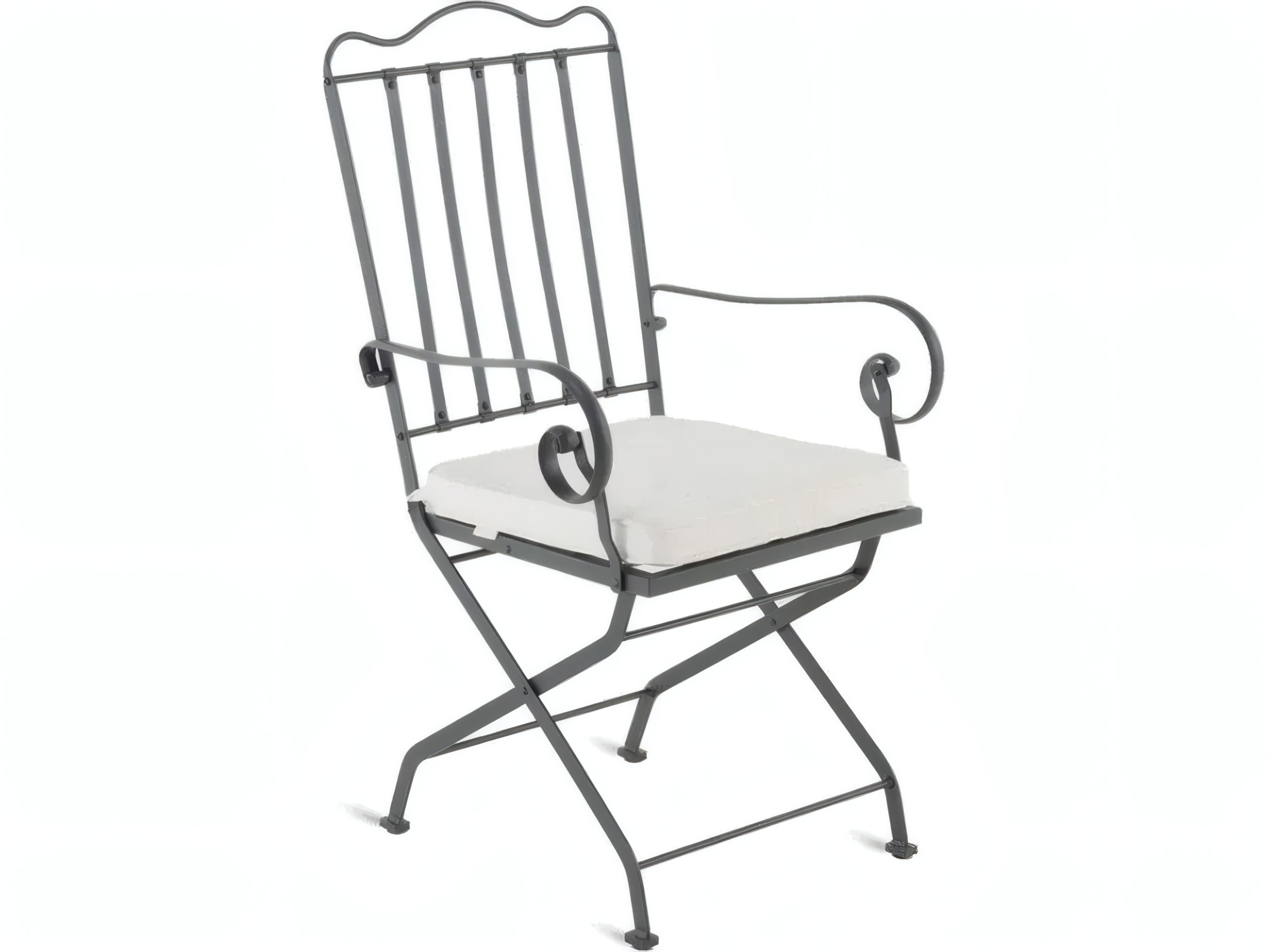 UnoPiu Toscana Wrought Iron Folding Small Armchair