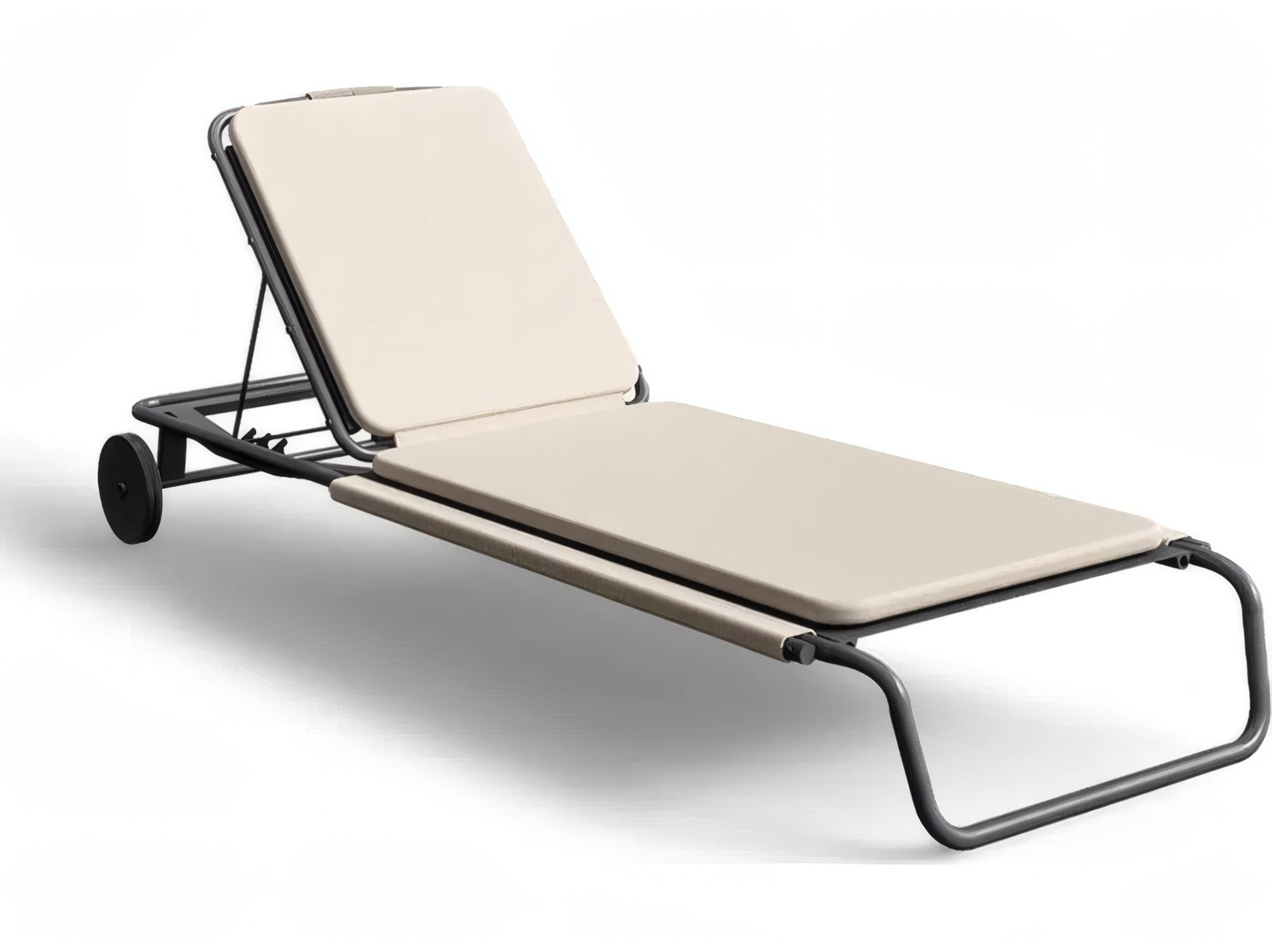 UnoPiu Coco Steel Sunlouger