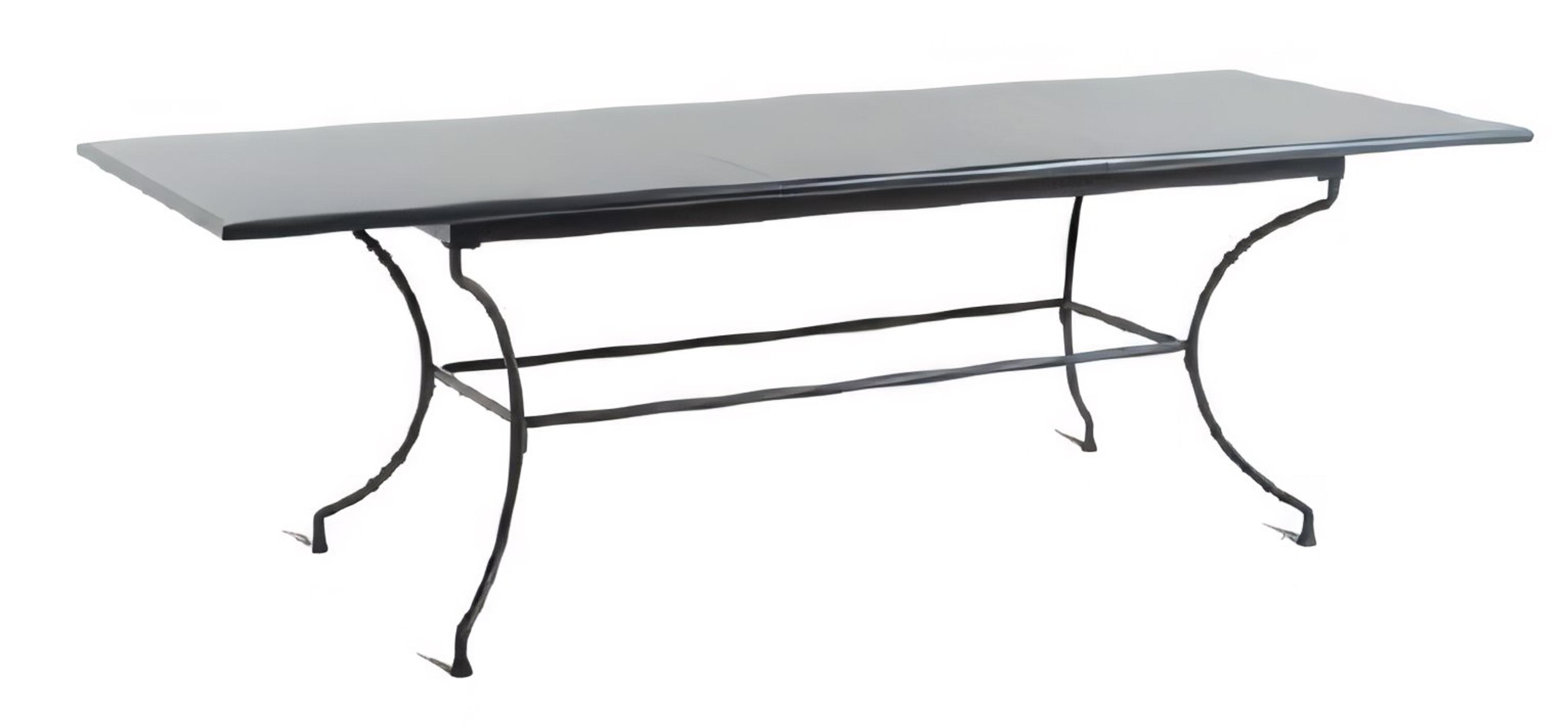 UnoPiu IGEA Wrought Iron Extendable Rectangular Dining Table