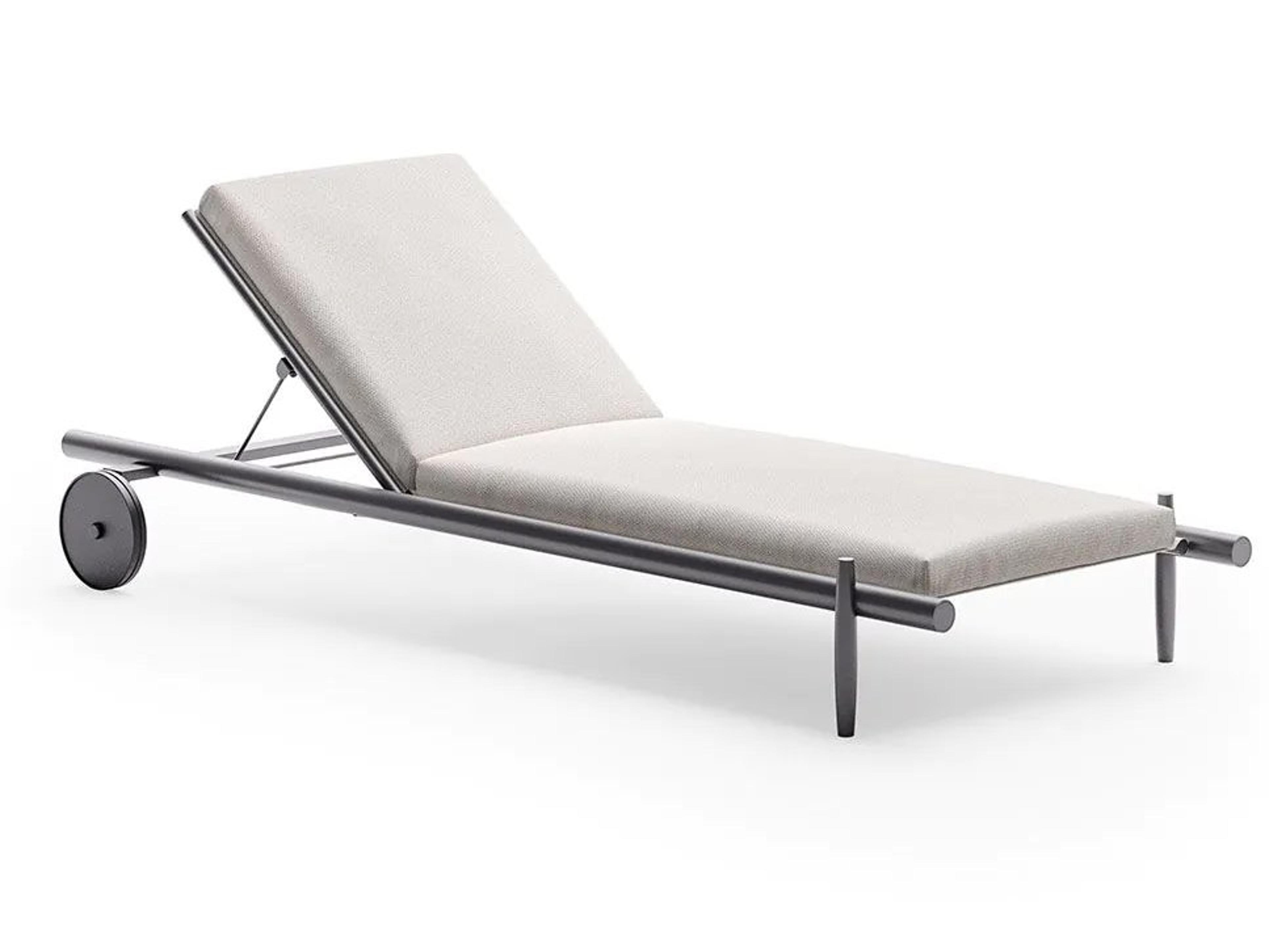 UnoPiu Davos Aluminum Sunlounger