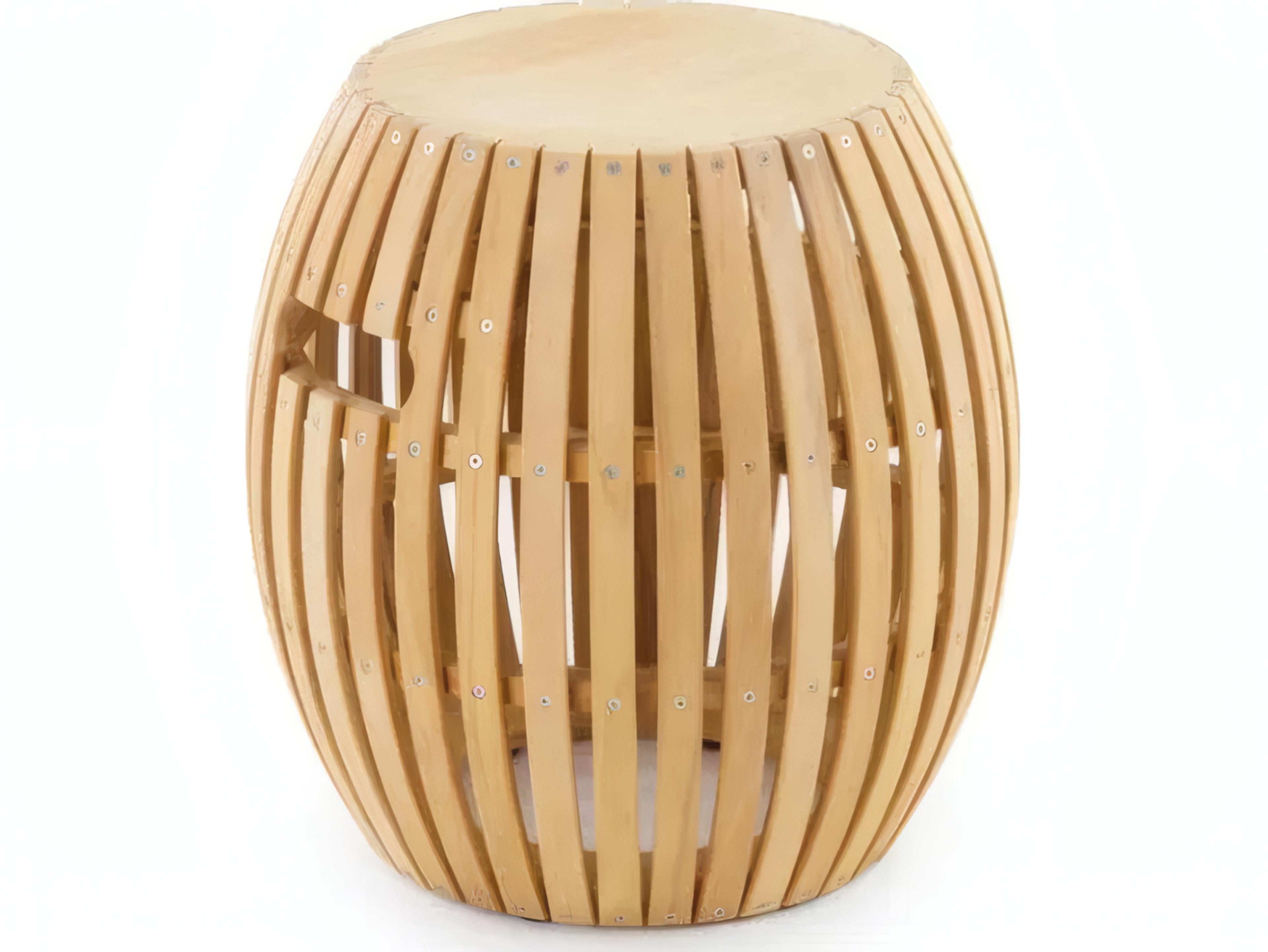 UnoPiu Swing Teak Stool