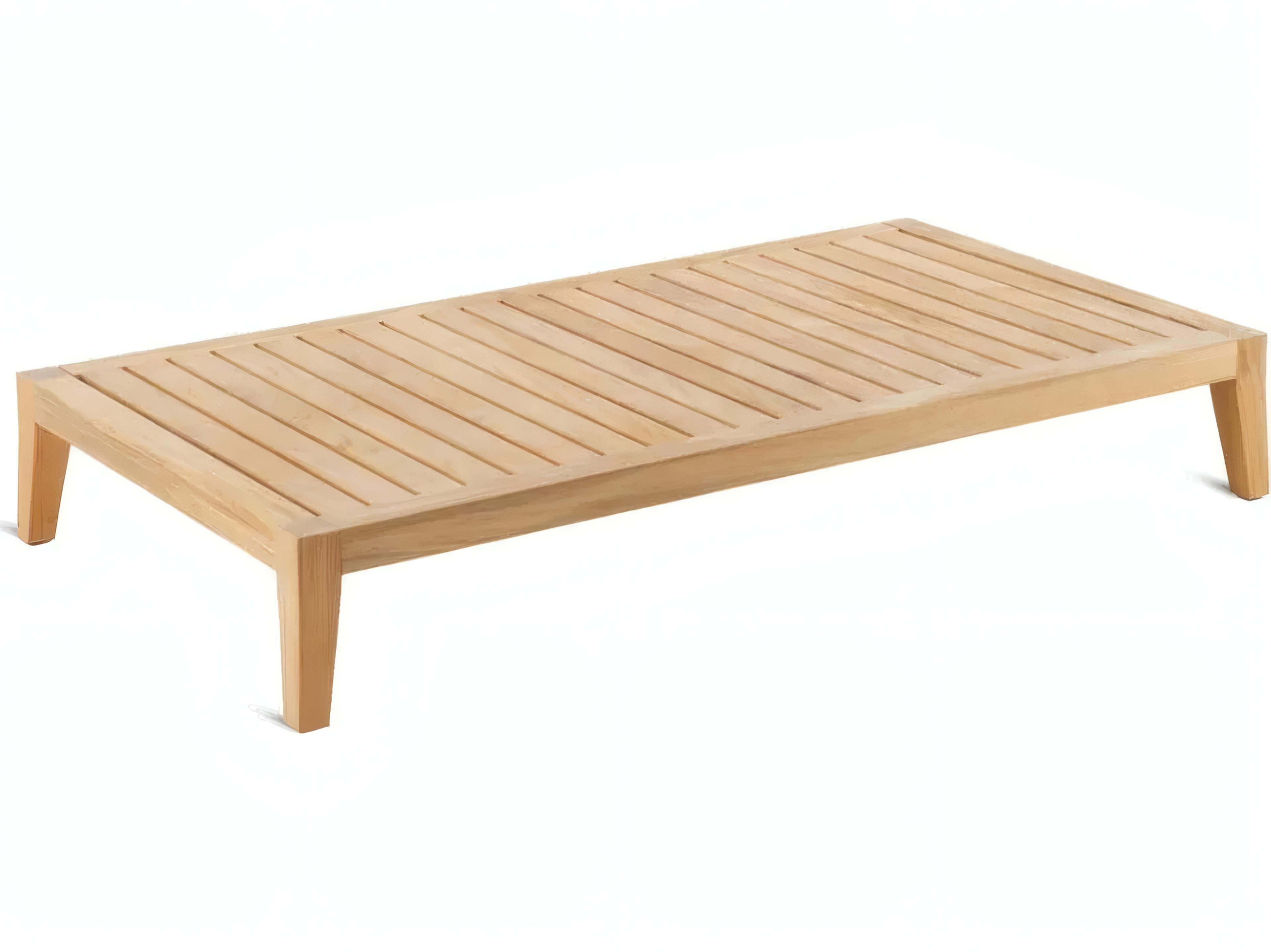 UnoPiu Synthesis Teak Rectangular Coffee Table